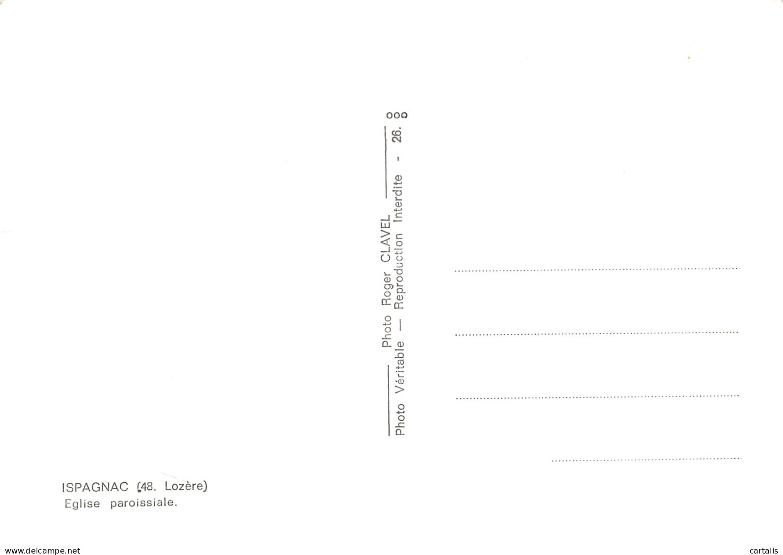 48-ISPAGNAC-N°3833-C/0253 - Other & Unclassified