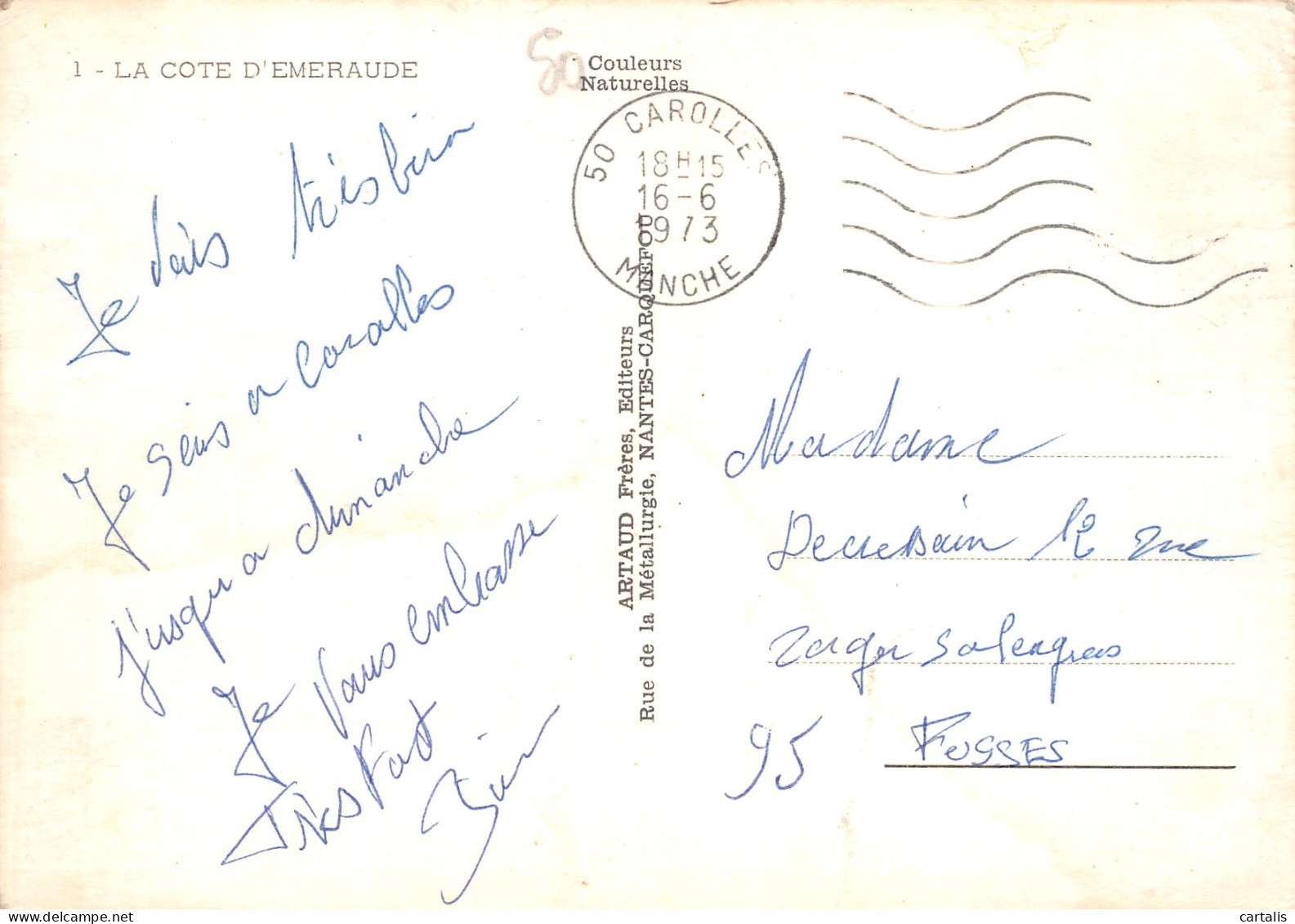 22-LA COTE D EMERAUDE-N°3833-C/0167 - Andere & Zonder Classificatie