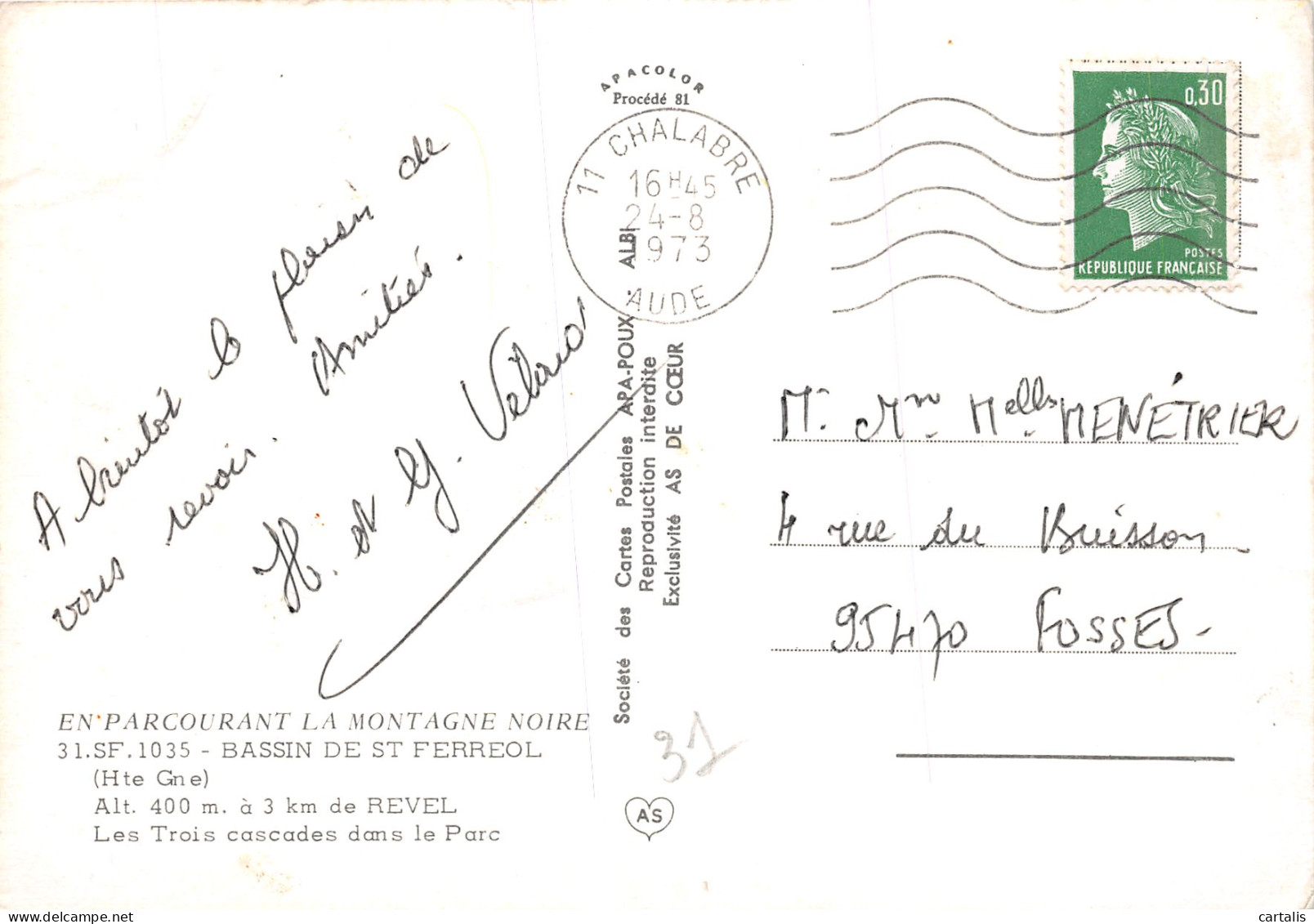 74-SAINT FERREOL-N°3833-C/0137 - Other & Unclassified