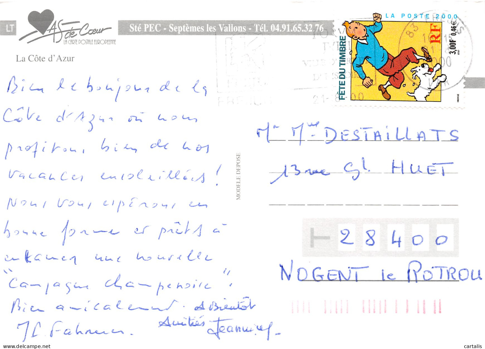 83-LA COTE D AZUR-N°3833-B/0205 - Other & Unclassified