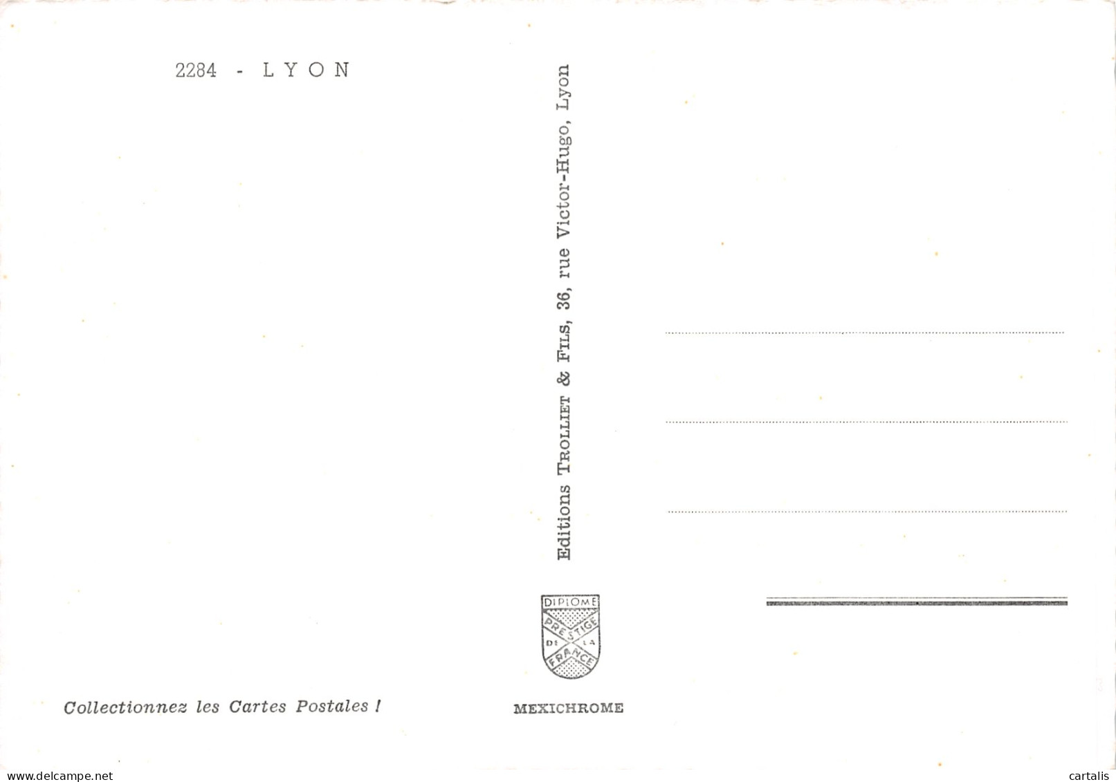 69-LYON-N°3834-B/0207 - Otros & Sin Clasificación