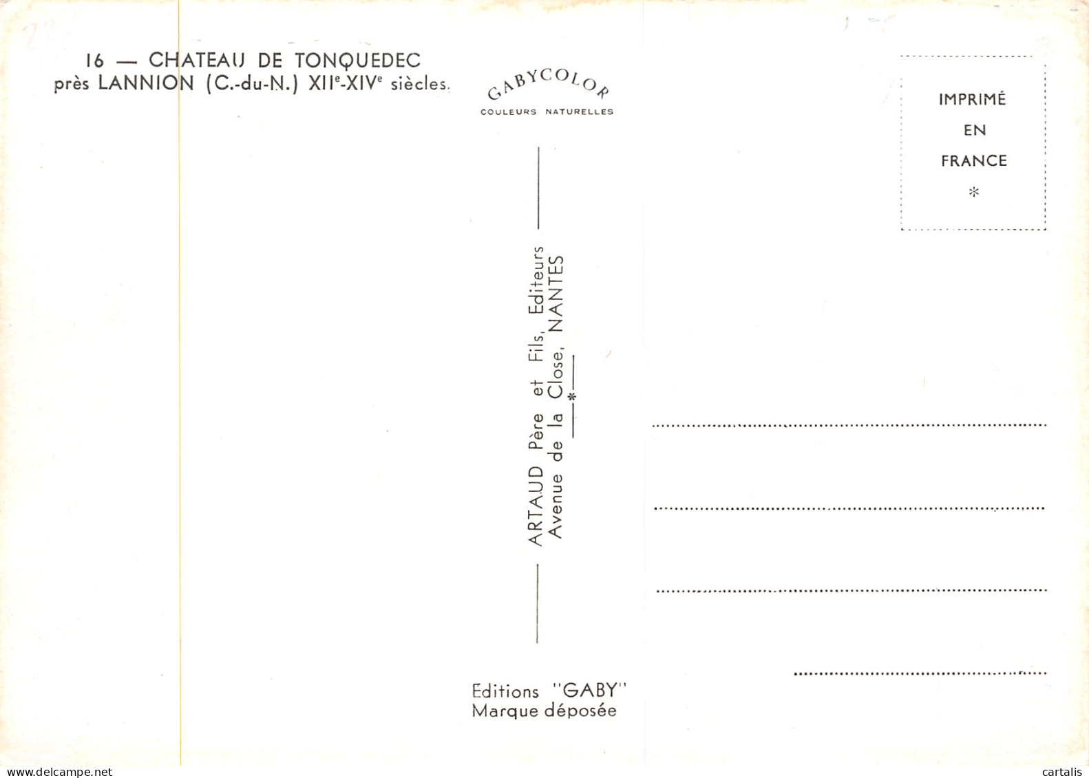 22-TONQUEDEC-N°3834-A/0271 - Tonquédec