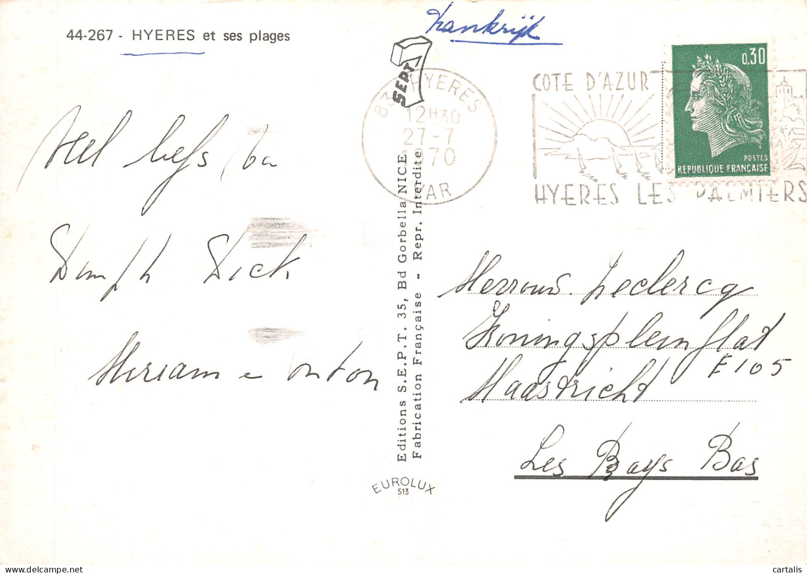 83-HYERES-N°3834-A/0195 - Hyeres