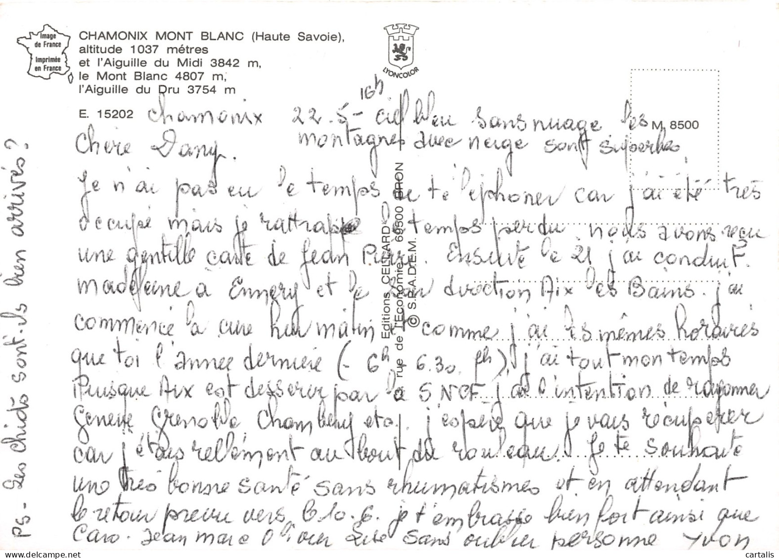 74-CHAMONIX-N°3834-A/0123 - Chamonix-Mont-Blanc