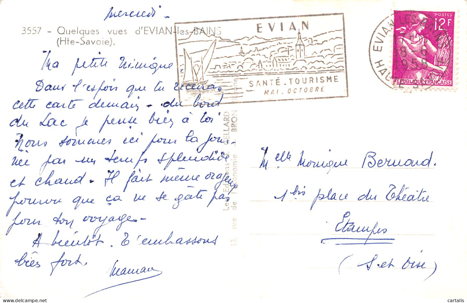 74-EVIAN LES BAINS-N°3833-E/0209 - Evian-les-Bains