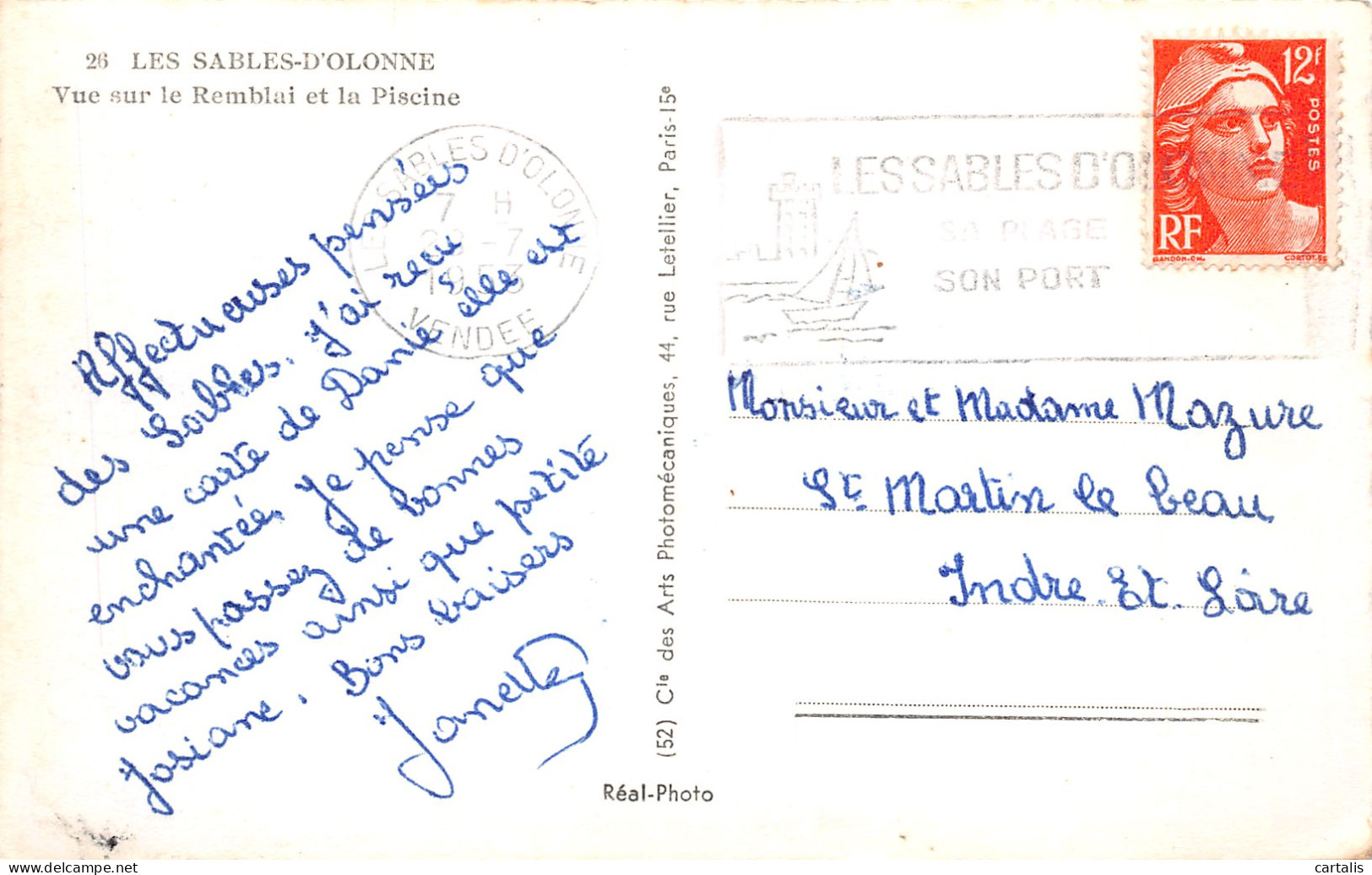 85-LES SABLES D OLONNE-N°3833-E/0161 - Sables D'Olonne