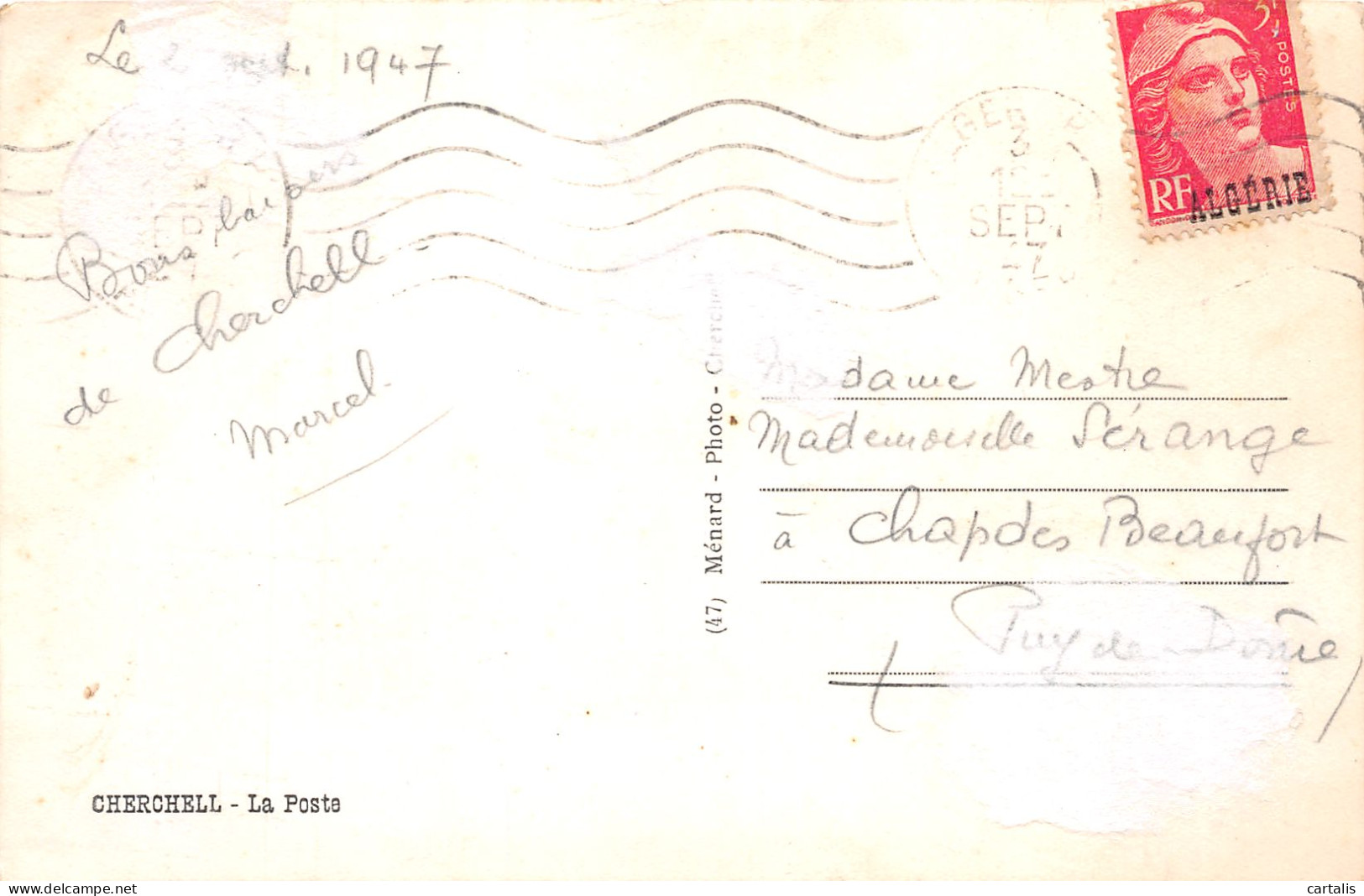 ALG-CHERCHELL-N°3833-E/0071 - Other & Unclassified