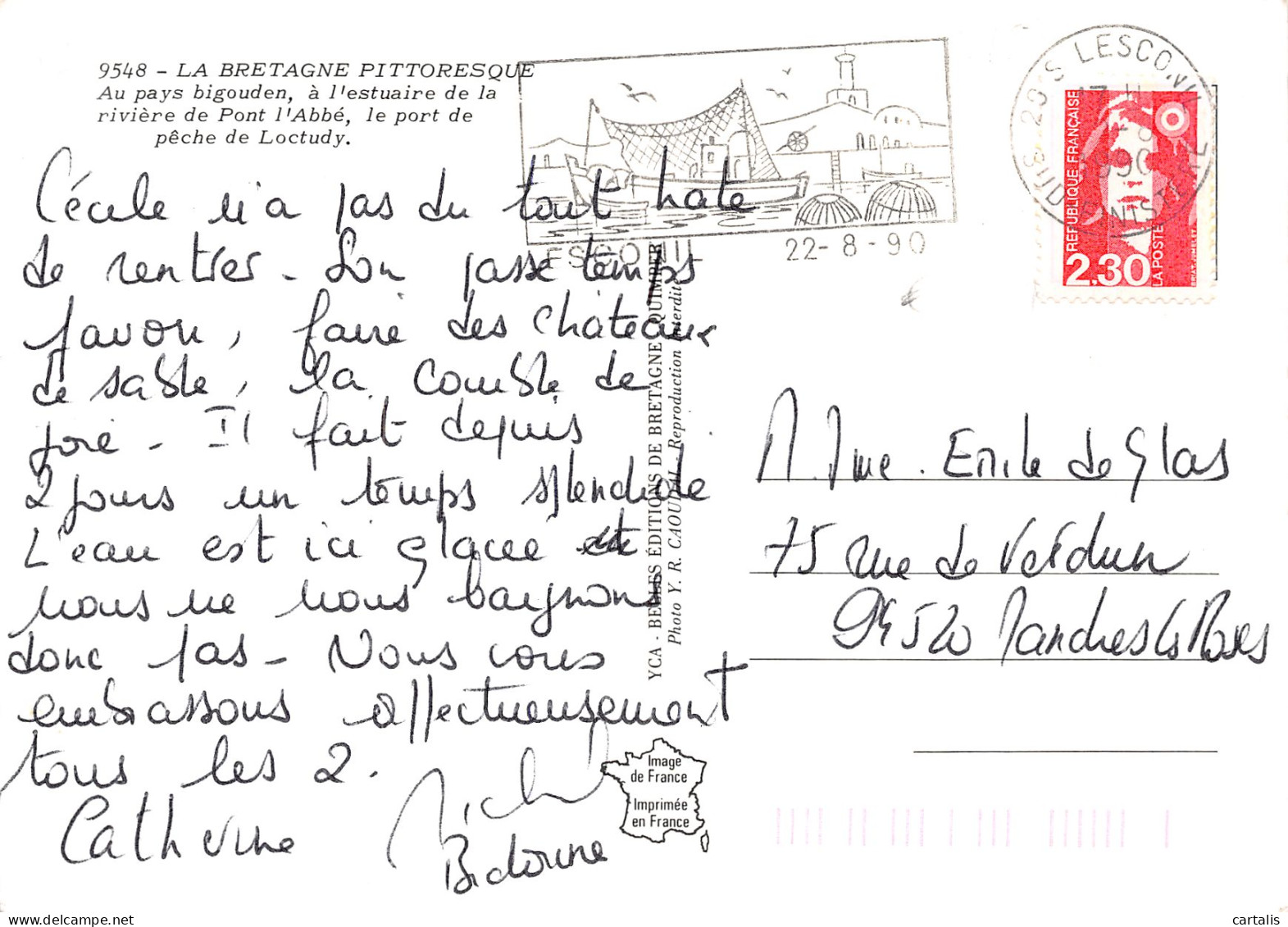 29-PONT L ABBE-N°3834-C/0351 - Pont L'Abbe