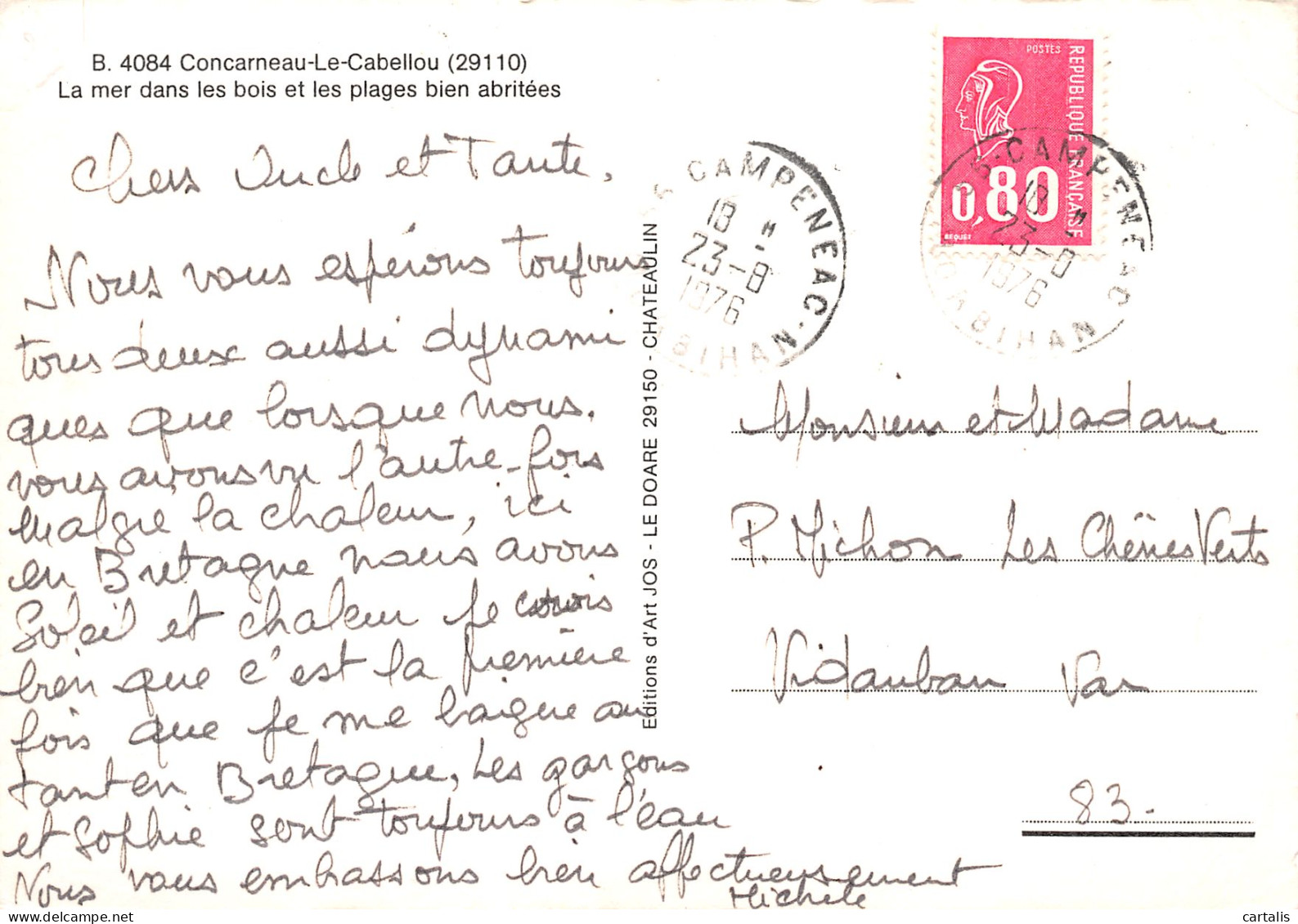 29-CONCARNEAU-N°3834-C/0135 - Concarneau