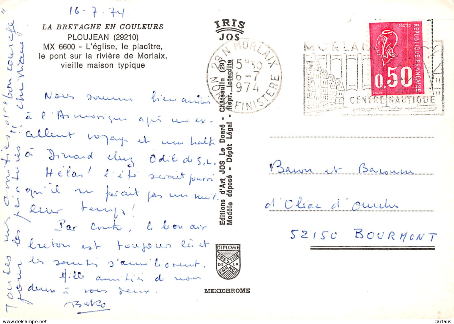 29-PLOUJEAN-N°3834-C/0025 - Other & Unclassified