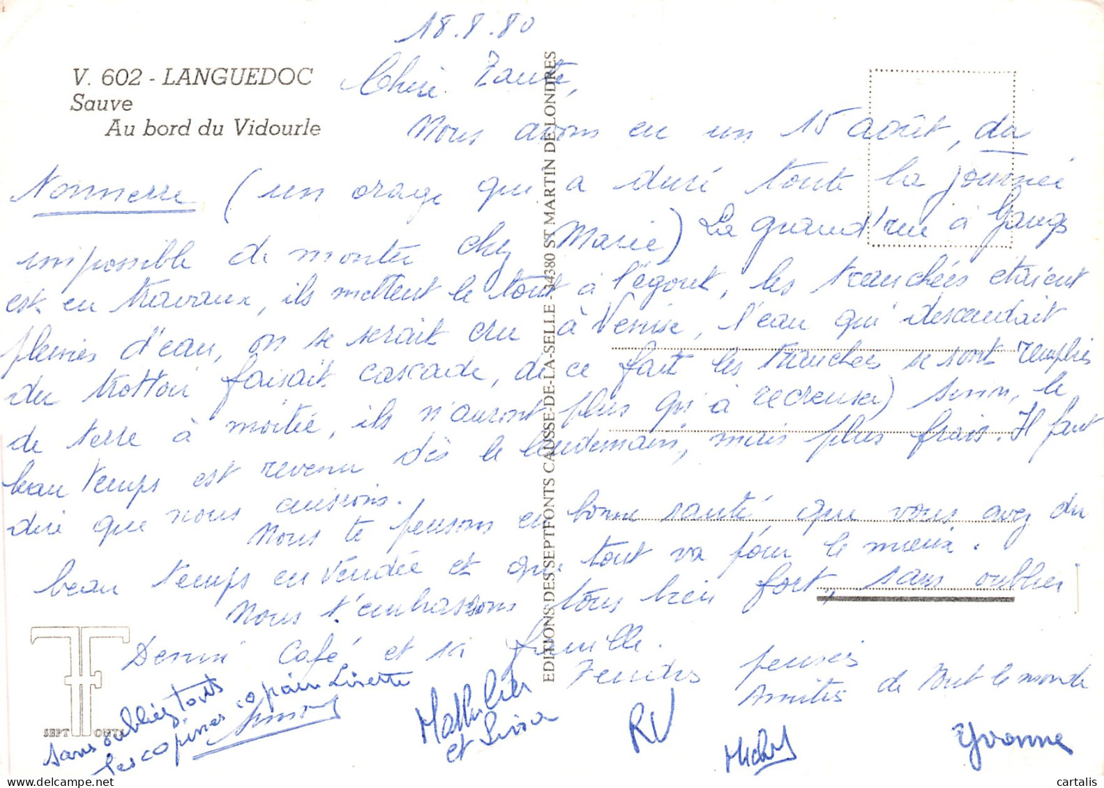 30-LANGUEDOC LE VIDOURLE-N°3834-B/0385 - Other & Unclassified