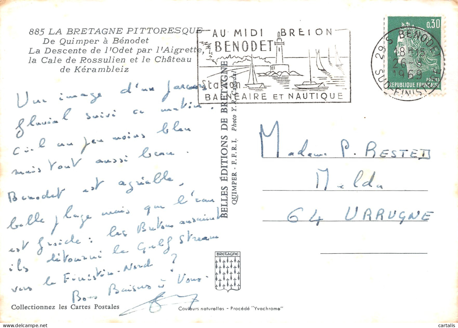 29-DE QUIMPER A BENODET-N°3834-B/0241 - Other & Unclassified