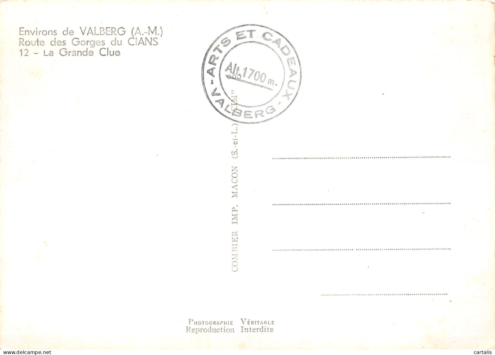 06-GORGES DU CIANS-N°3835-A/0275 - Other & Unclassified