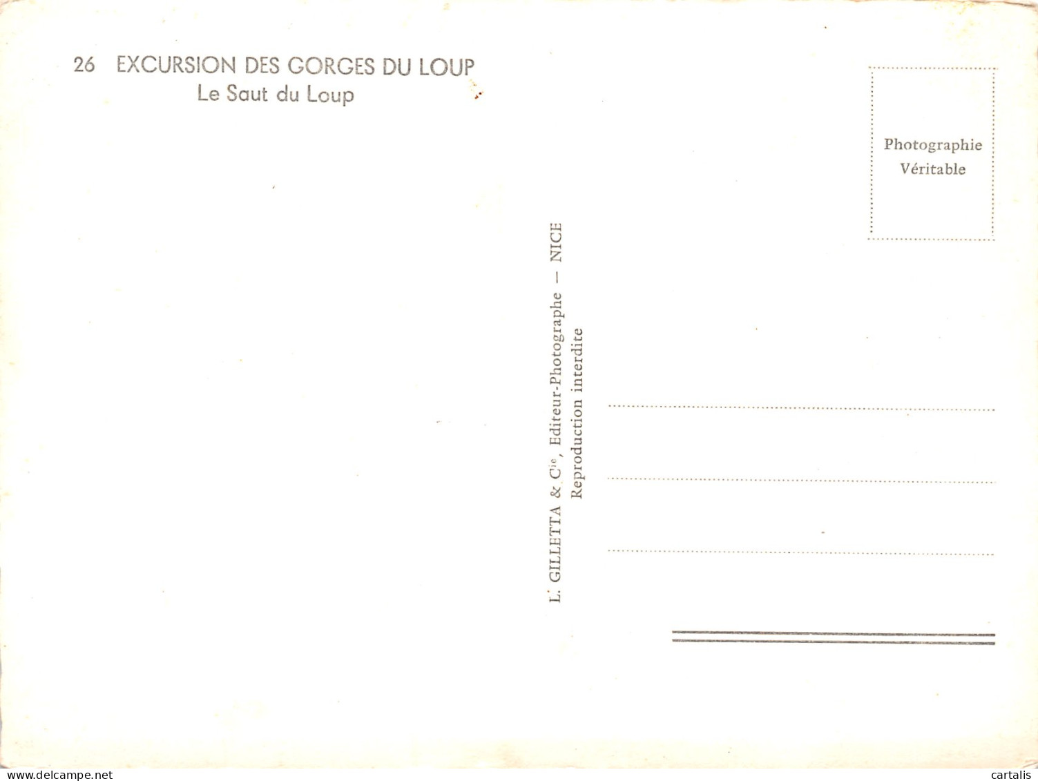 06-SAUT DU LOUP-N°3835-A/0271 - Otros & Sin Clasificación