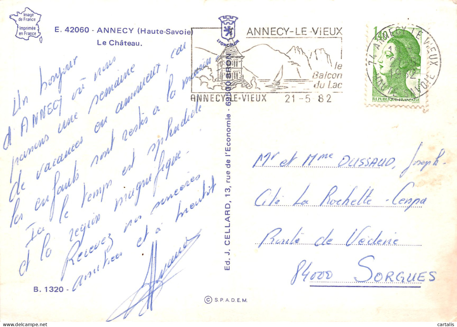 74-ANNECY-N°3835-A/0209 - Annecy