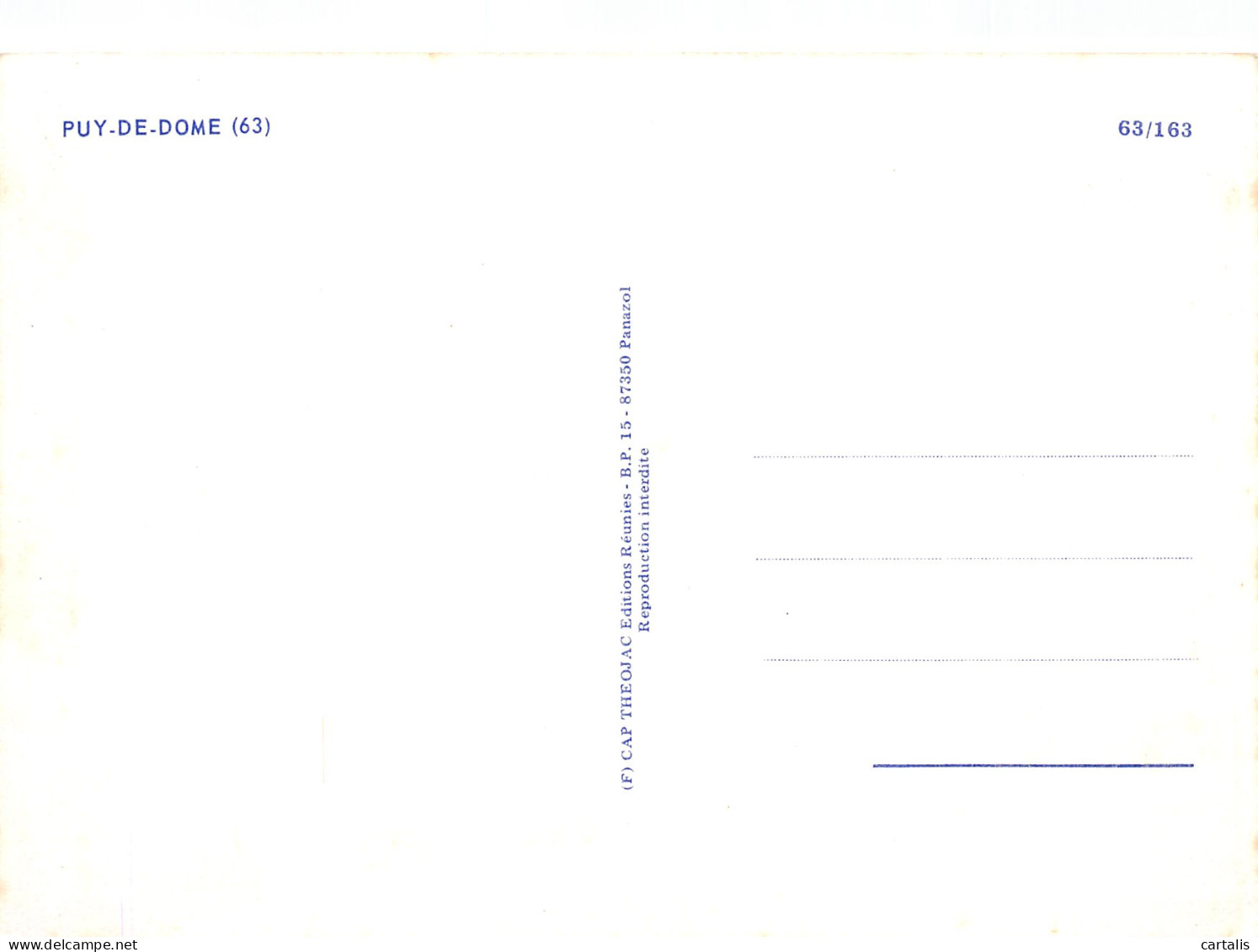 63-PUY DE DOME-N°3835-A/0121 - Andere & Zonder Classificatie