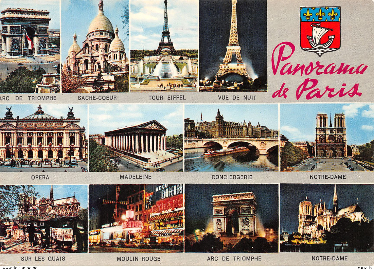 75-PARIS MULTI VUES-N°3835-A/0113 - Other & Unclassified