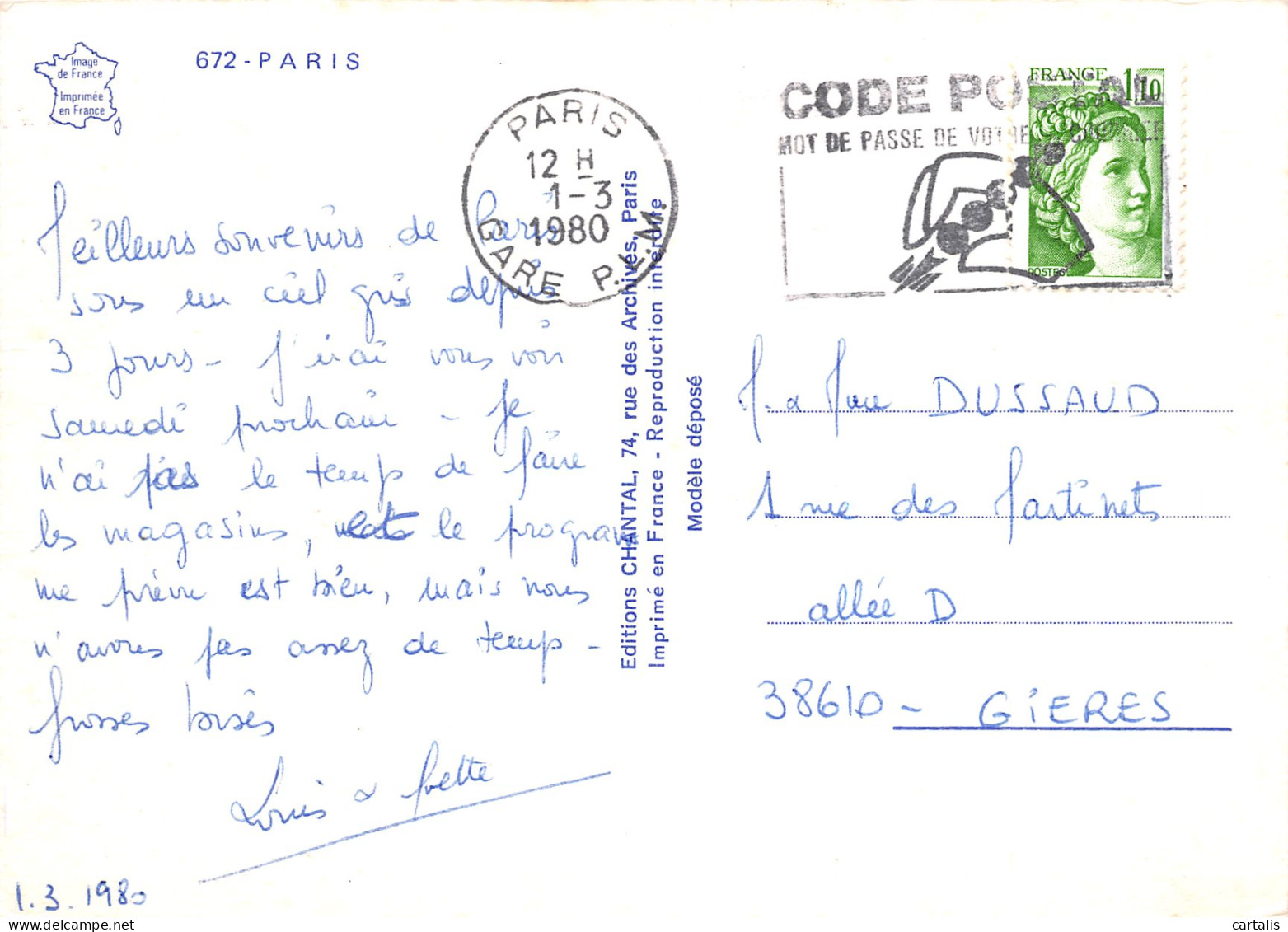 75-PARIS MULTI VUES-N°3835-A/0113 - Other & Unclassified