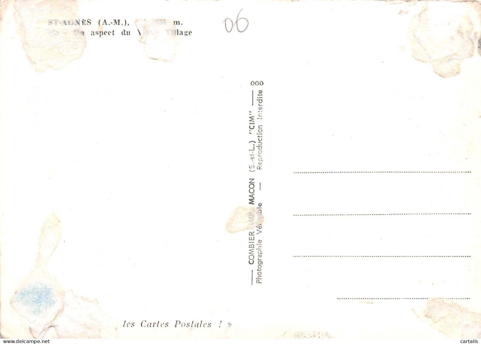 06-SAINTE AGNES-N°3835-A/0025 - Other & Unclassified