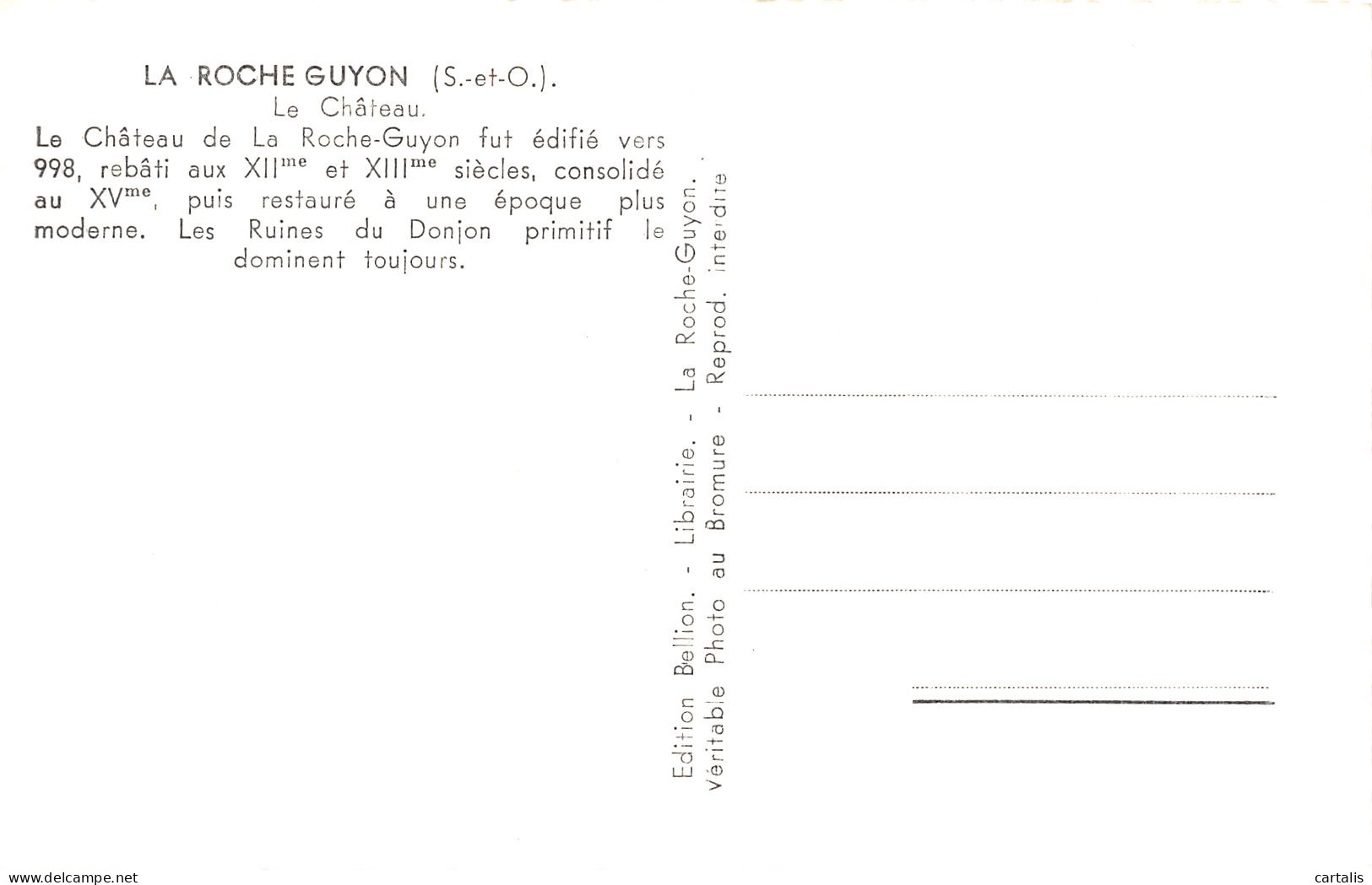95-LA ROCHE GUYON-N°3834-E/0383 - La Roche Guyon