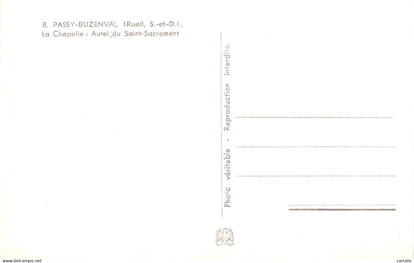 92-PASSY BUZENVAL-N°3835-E/0029 - Otros & Sin Clasificación