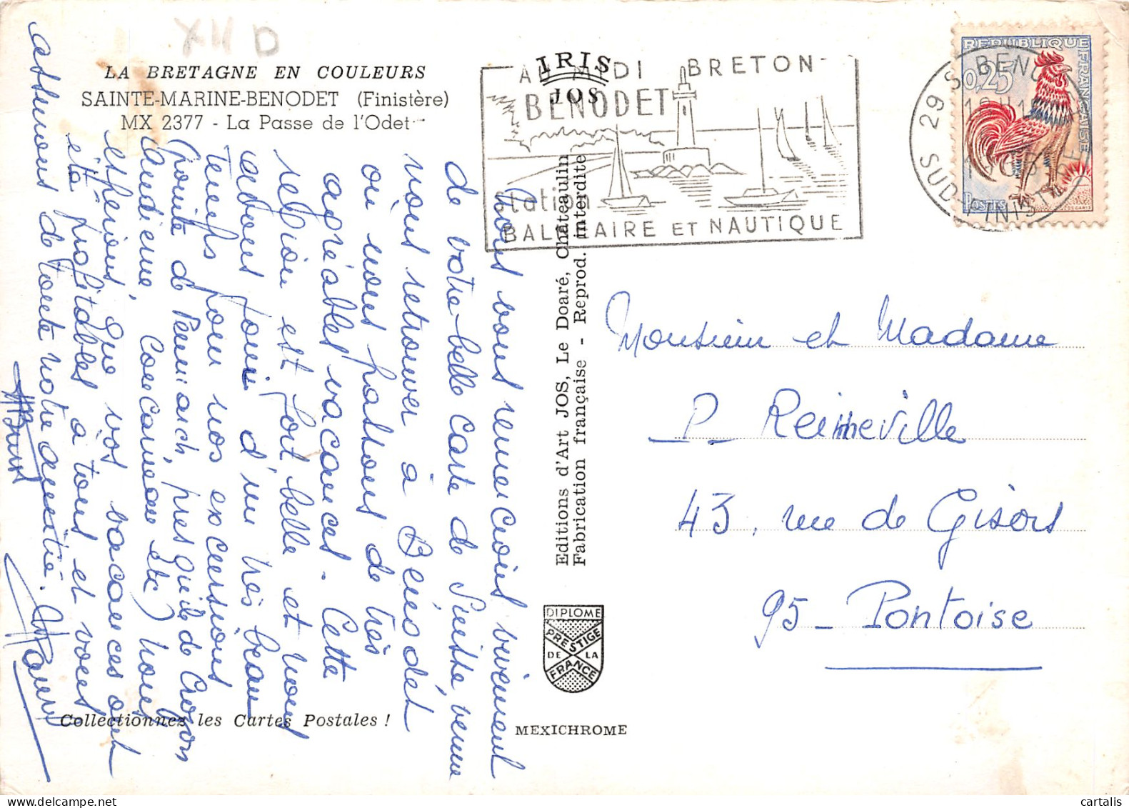 29-SAINTE MARINE BENODET-N°3835-D/0329 - Other & Unclassified