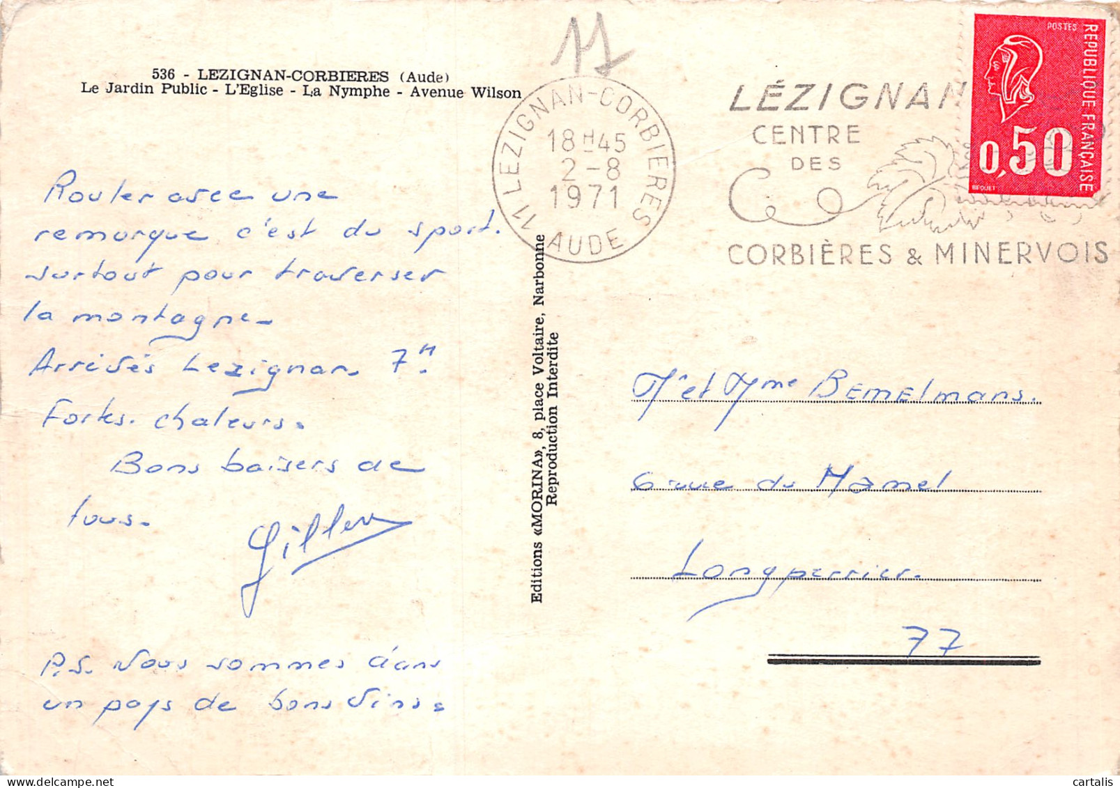 11-LEZIGNAN CORBIERES-N°3835-D/0303 - Sonstige & Ohne Zuordnung