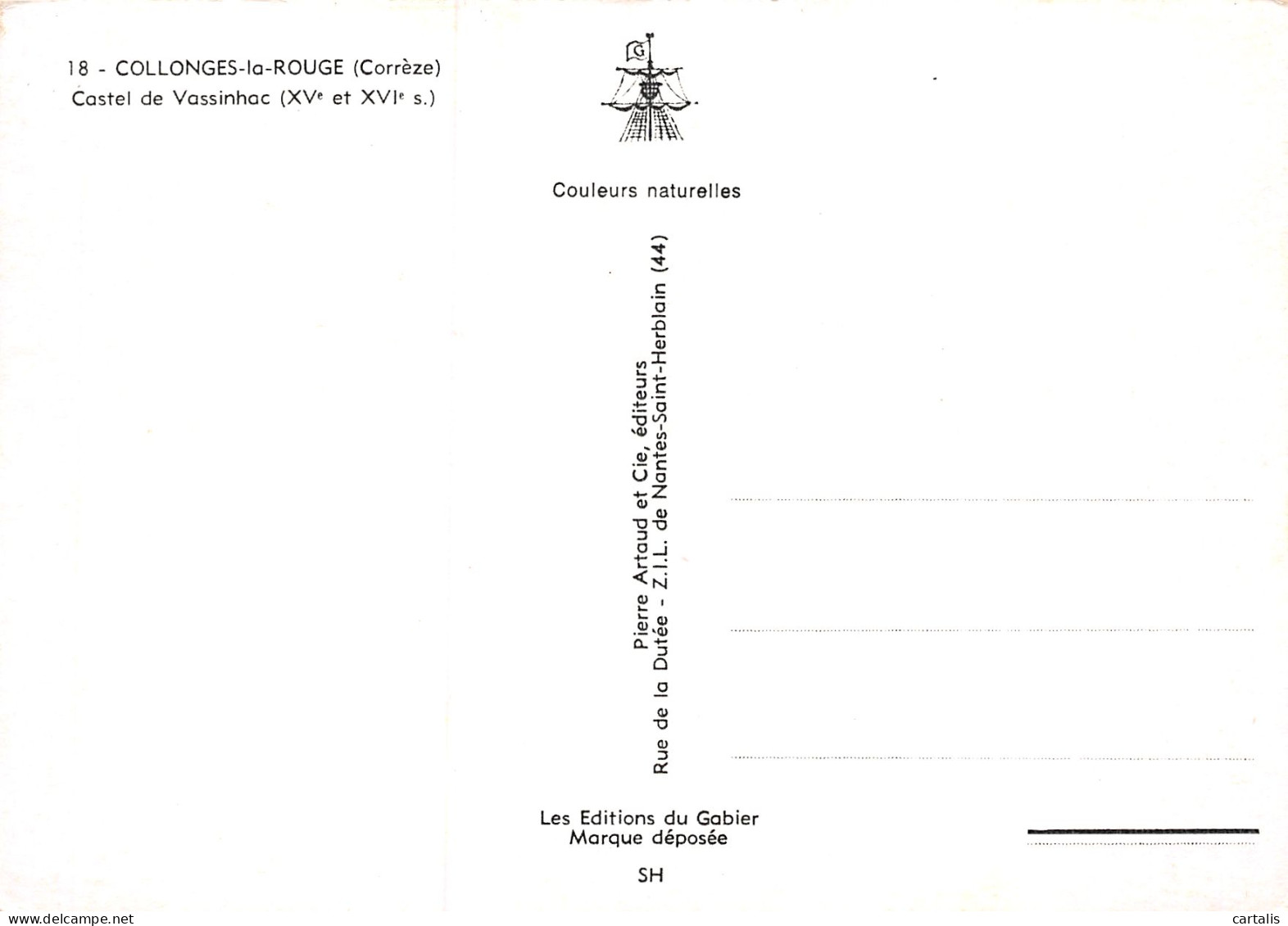 19-COLLONGES LA ROUGE-N°3835-D/0101 - Other & Unclassified