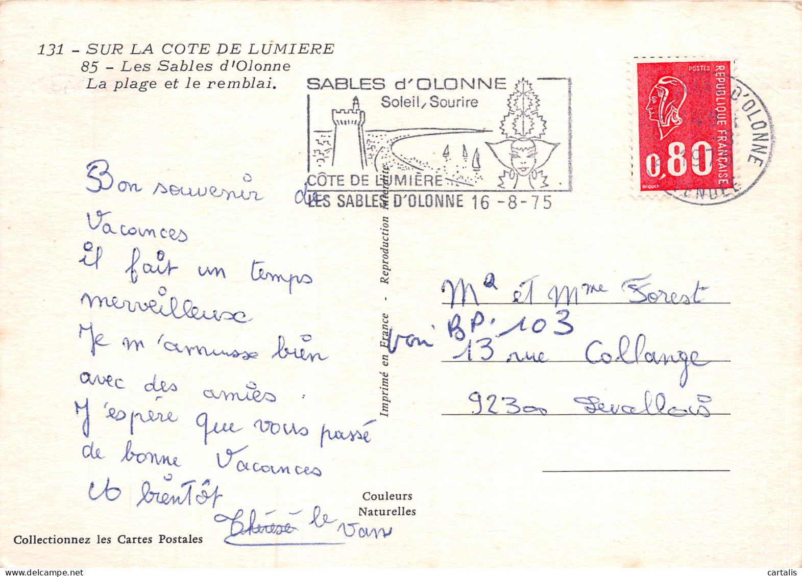 85-LES SABLES D OLONNE-N°3835-D/0097 - Sables D'Olonne