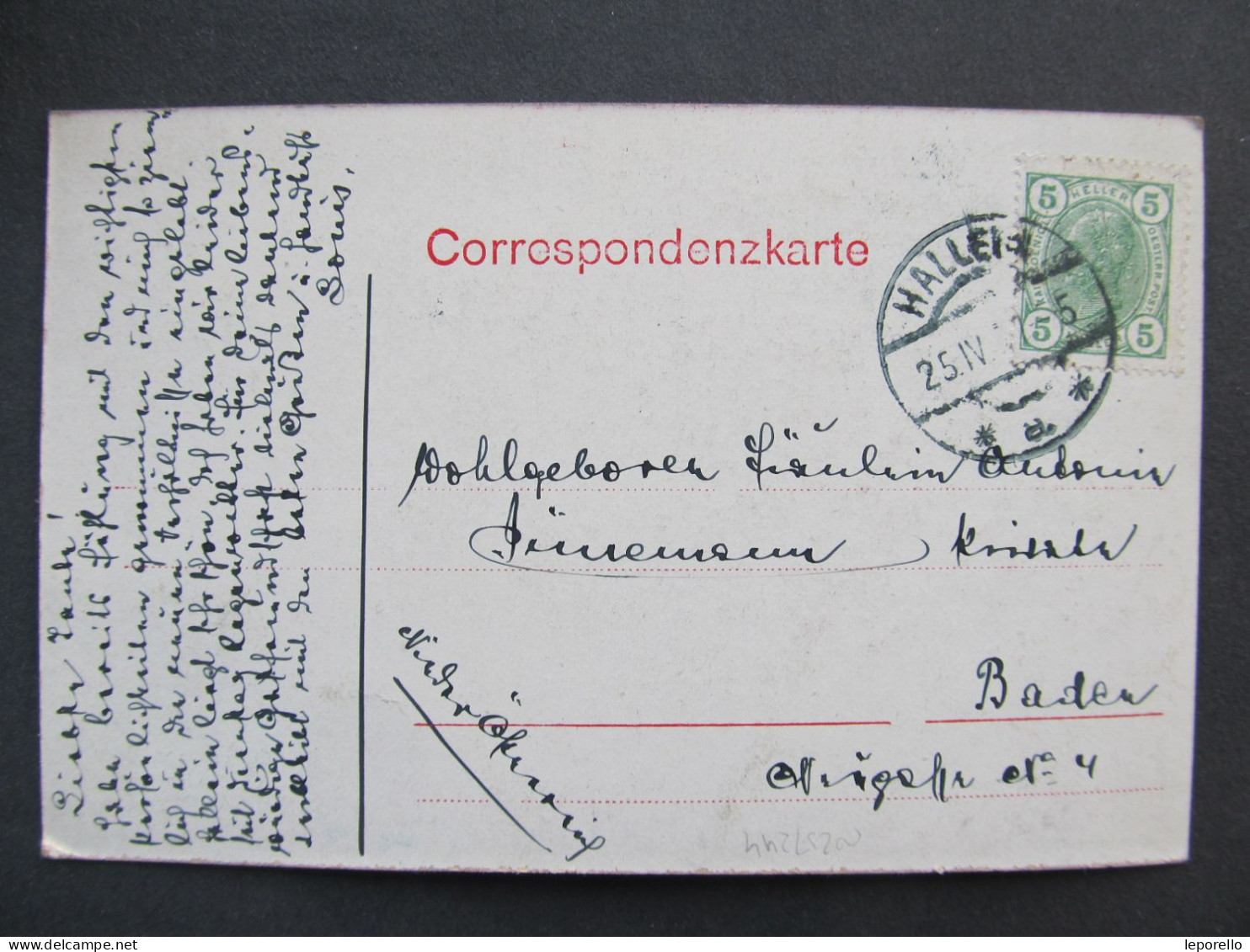 AK HALLEIN 1907  /// D*59587 - Other & Unclassified