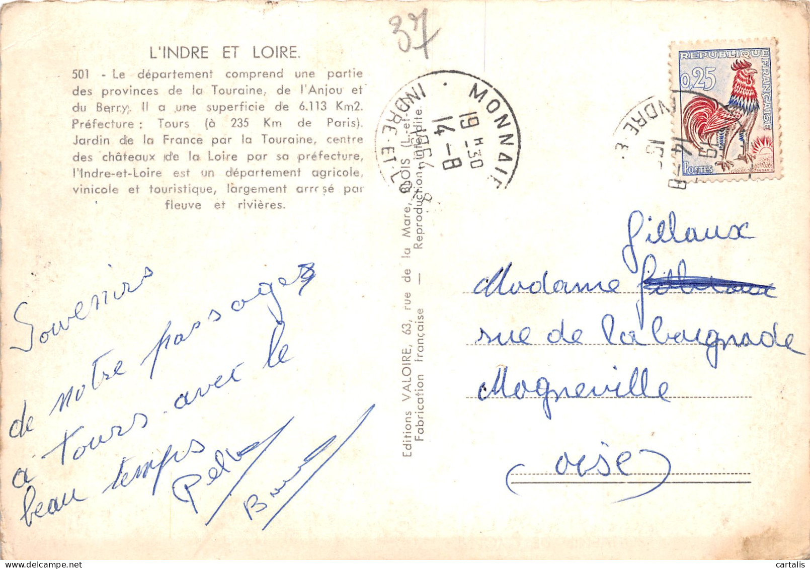 37-INDRE ET LOIRE MULTI VUES-N°3835-C/0239 - Other & Unclassified