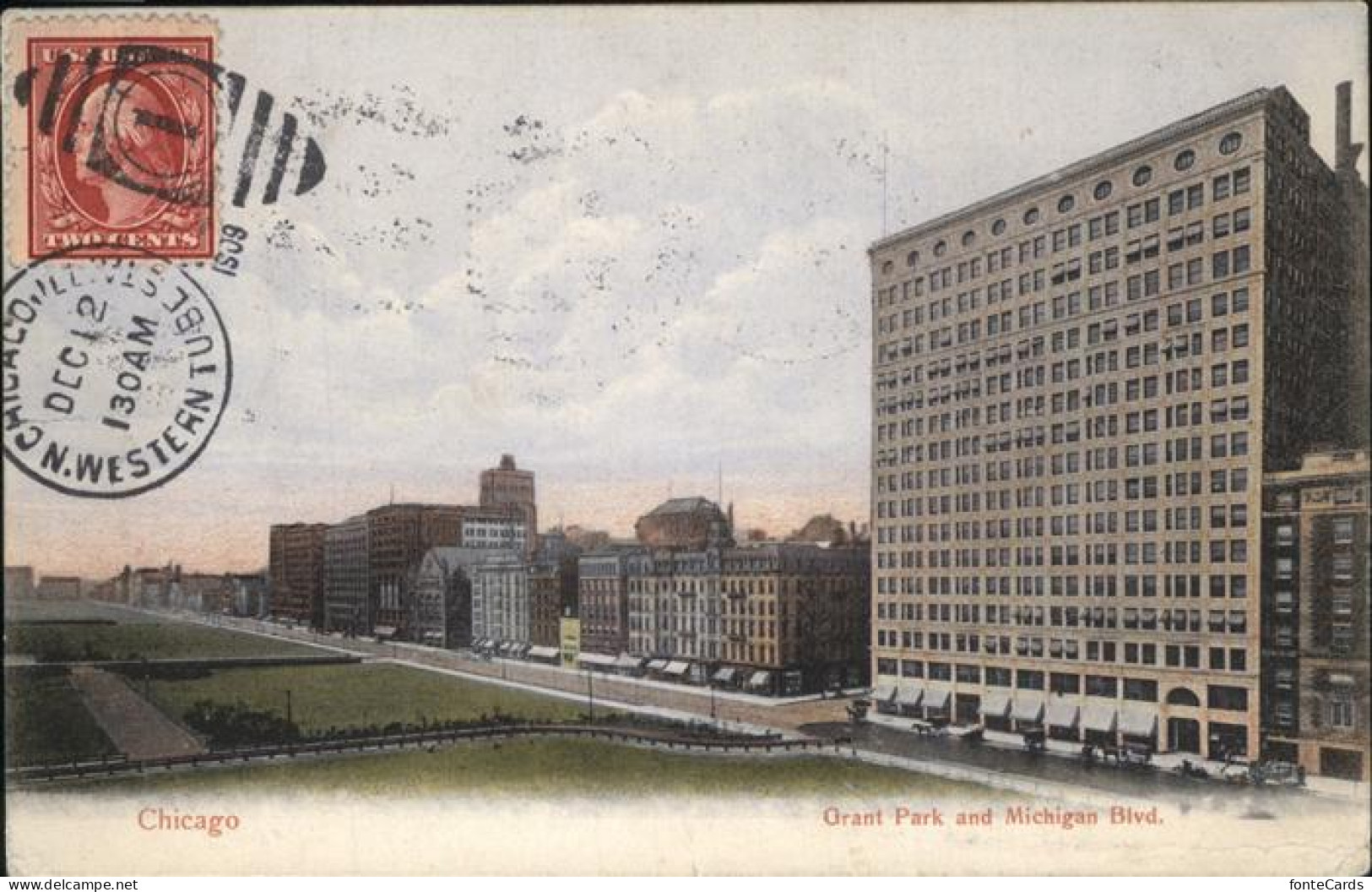 11328823 Chicago_Illinois Grant Park Michigan Bldg. - Other & Unclassified