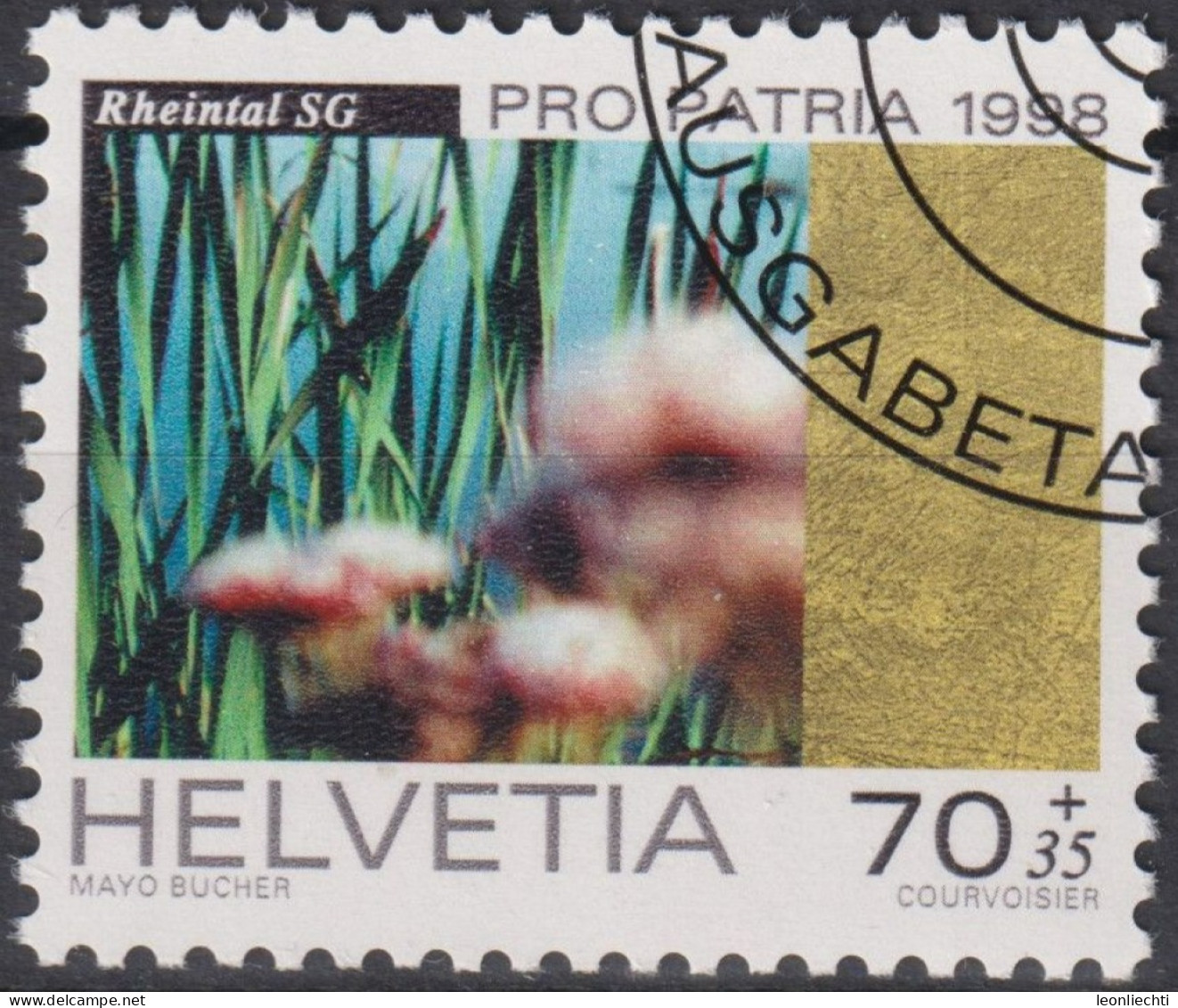 1998 Schweiz Pro Patria, St. Galler Rheintal, ⵙ Zum:CH B259, Mi:CH 1649, Yt:CH 1577, - Oblitérés