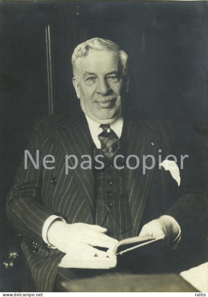 MAURICE DONNAY Vers 1930 écrivain Photo 16 X 11 Cm Par Jean ROUBIER - Famous People