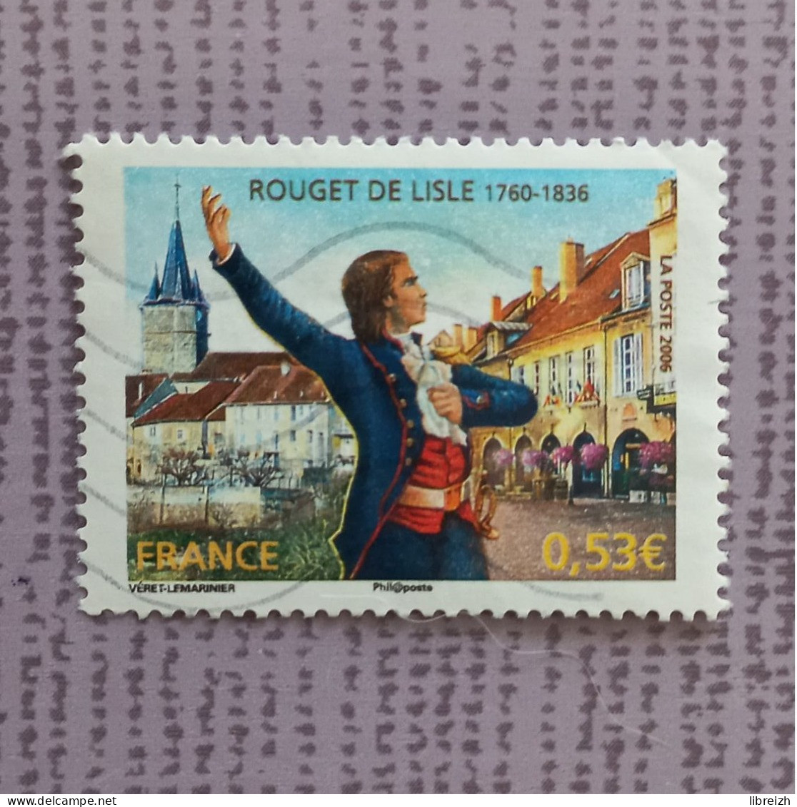 Rouget De Lisle  N° 3939  Année 2006 - Usados