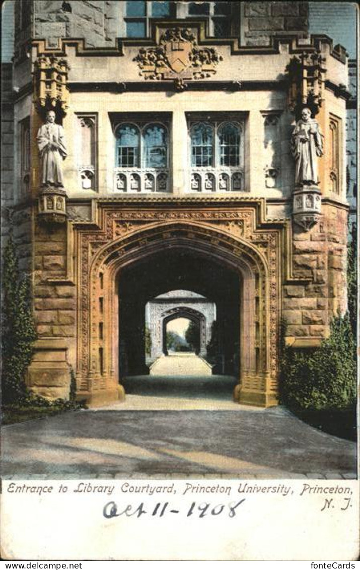 11328772 Princeton_New_Jersey Library Courtyard Princeton University - Other & Unclassified