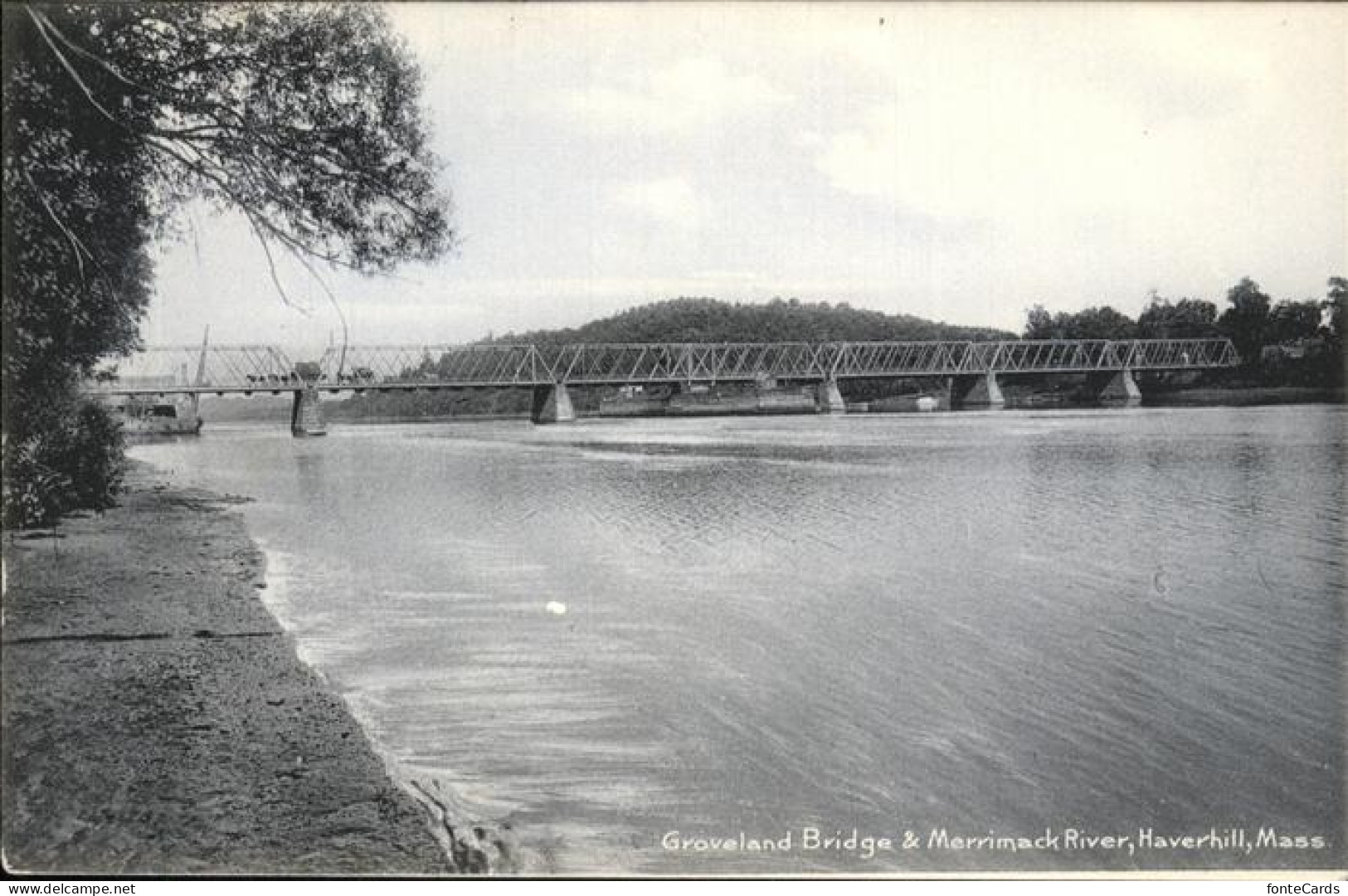 11328757 Haverhill_Massachusetts Groveland Bridge Merrimack River - Autres & Non Classés