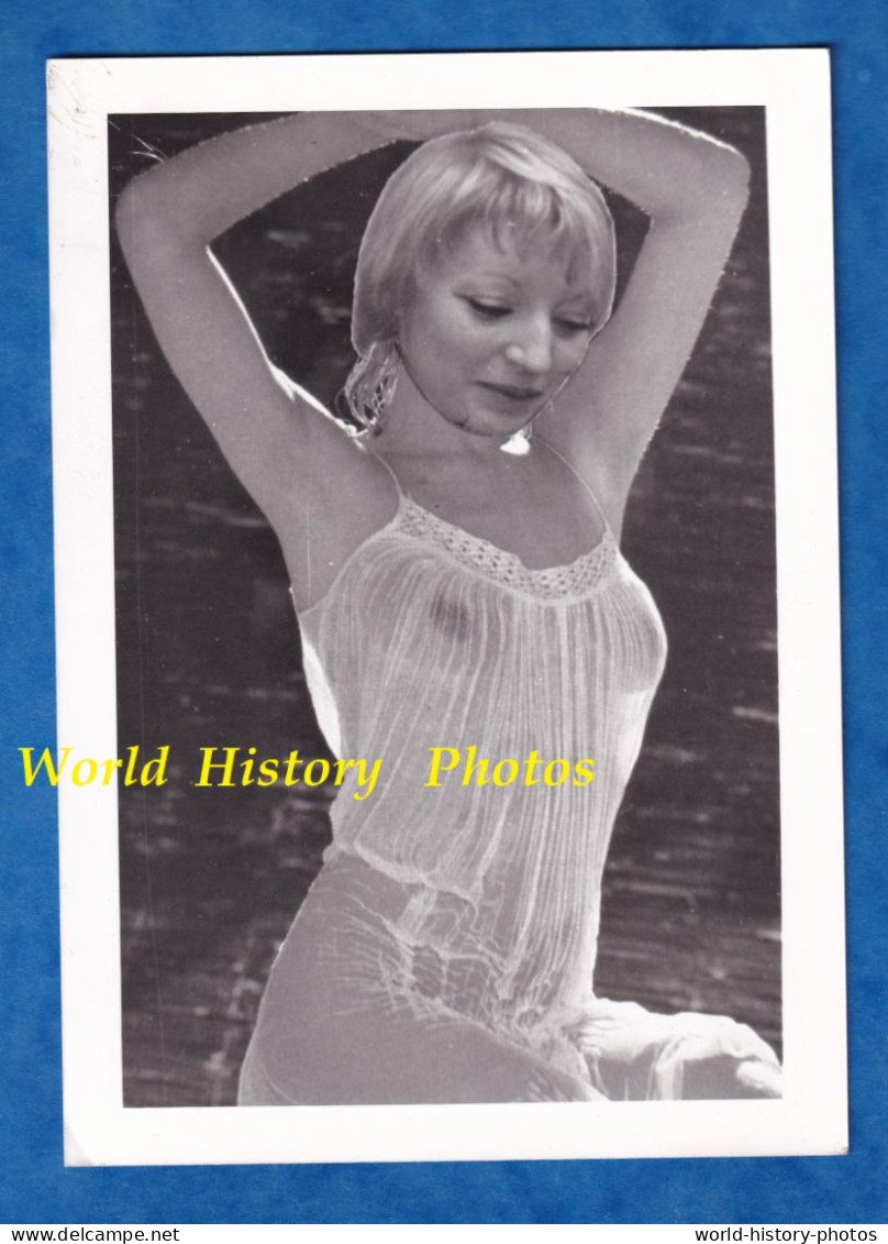 Photo Ancienne - Montage Photographique Vers 1970 - Visage De Femme & Corps De Pin Up Sexy Seins Nus Nue Fille Pose - Pin-Ups