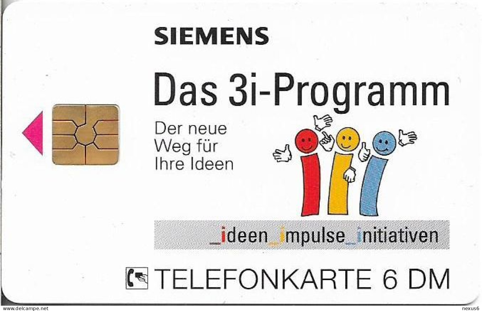 Germany - Siemens – Das 3i-Programm - O 1744 - 12.1996, 6DM, 20.000ex, Mint - O-Series : Series Clientes Excluidos Servicio De Colección