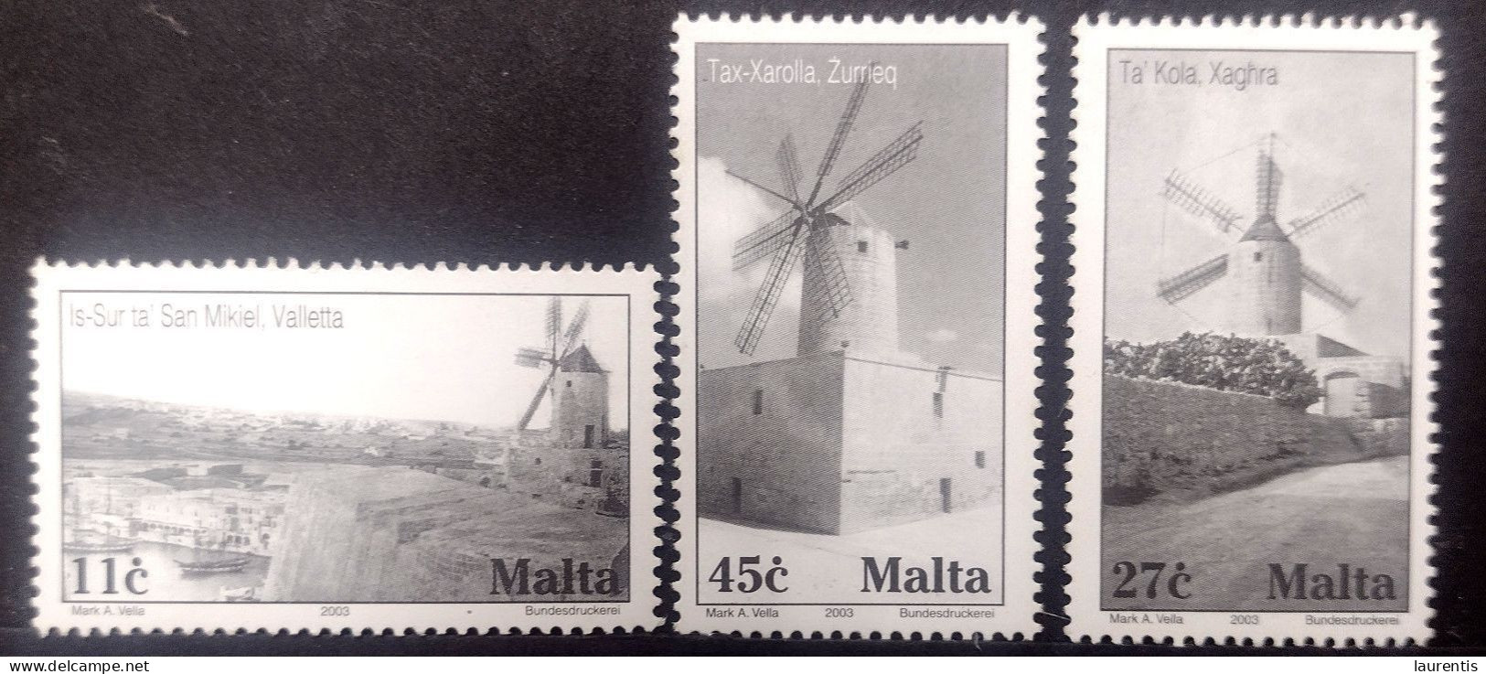 D655.  Windmills - Malta MNH - 2,95 (30-250) - Molinos