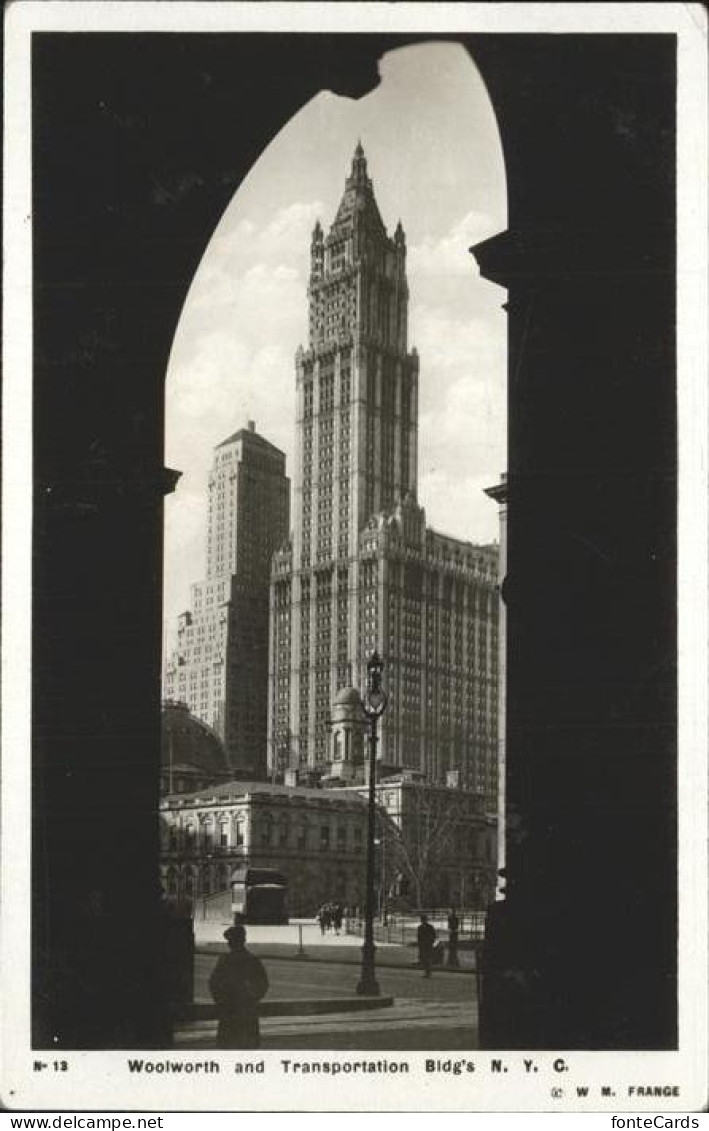 11328632 New_York_City Woolworth Transportation Bldgs. - Andere & Zonder Classificatie