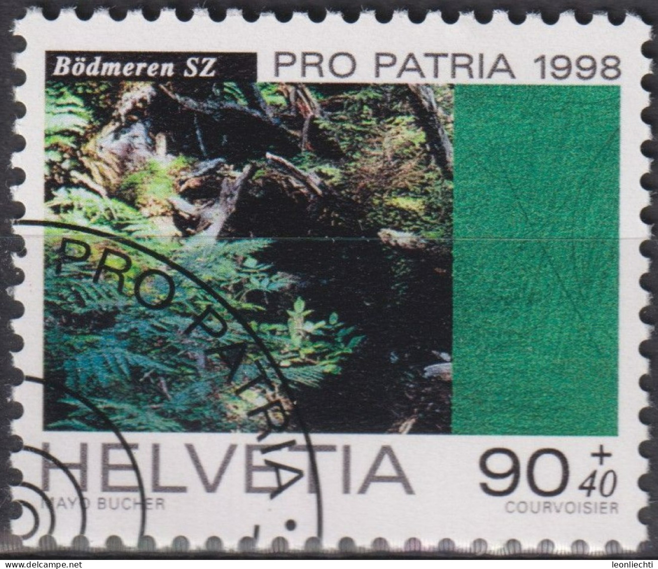 1998 Schweiz Pro Patria, Bödmeren SZ ⵙ Zum:CH B261, Mi:CH 1651, Yt:CH 1579, - Used Stamps