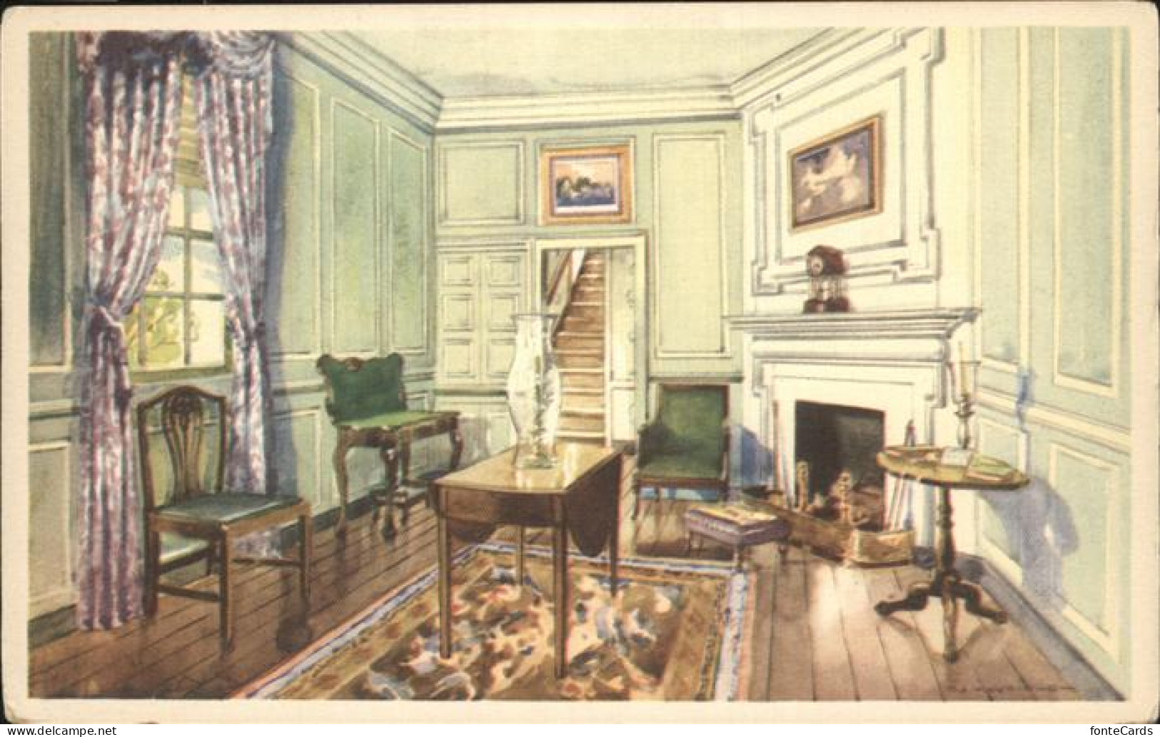 11328616 Mount_Vernon_Washington Martha Washington's Sitting Room - Otros & Sin Clasificación