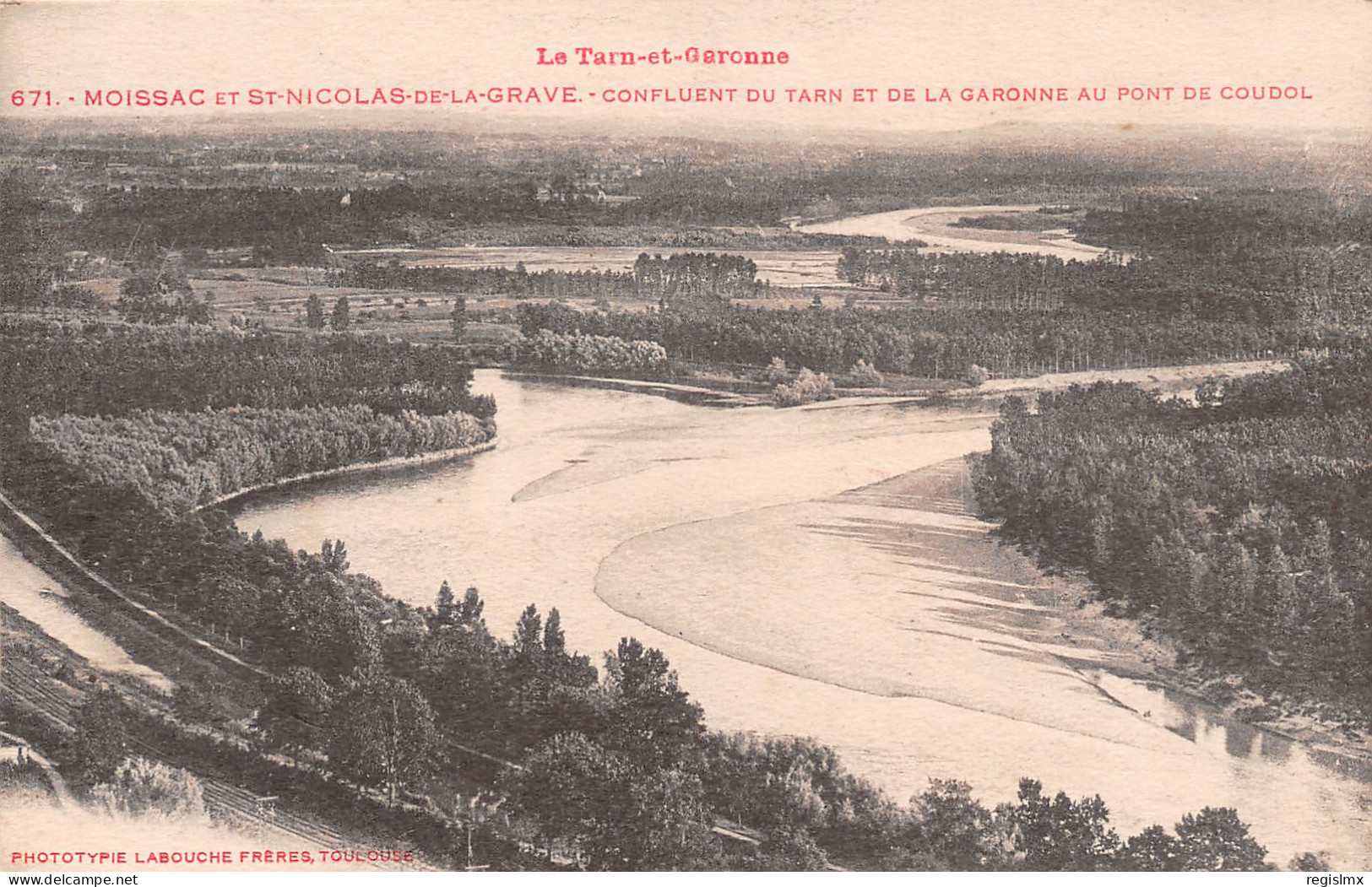 82-MOISSAC ET SAINT NICOLAS DE LA GRAVE-N°T2564-C/0233 - Moissac