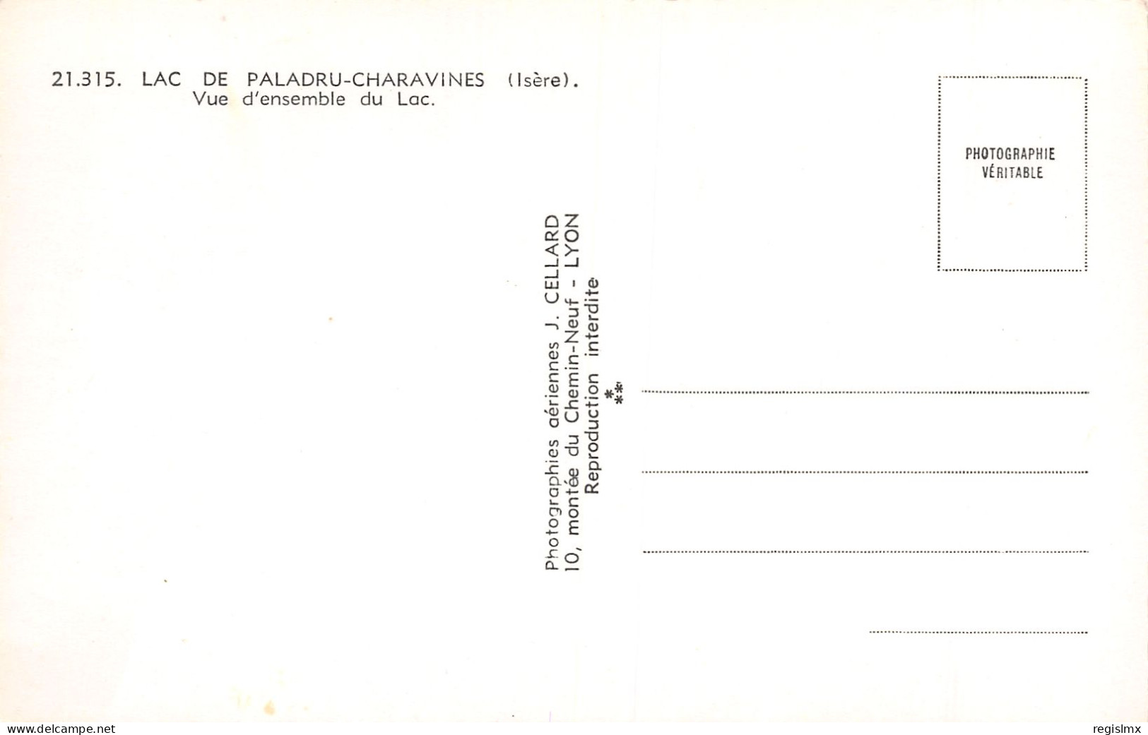 38-LAC DE PALADRU CHARAVINES-N°T2564-A/0231 - Other & Unclassified