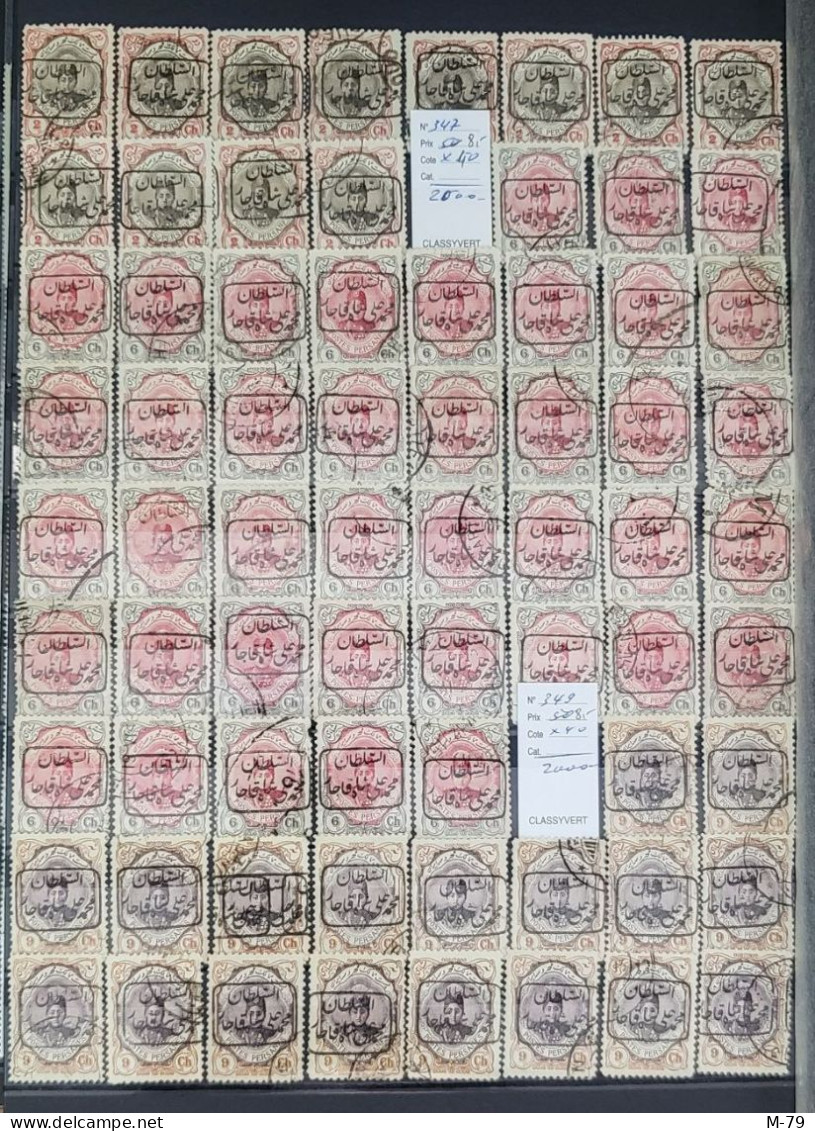 Iran/Persia - Qajar Mix stamps BIG BIG Collection MNH - Used  More Than 3000 stamps + Album