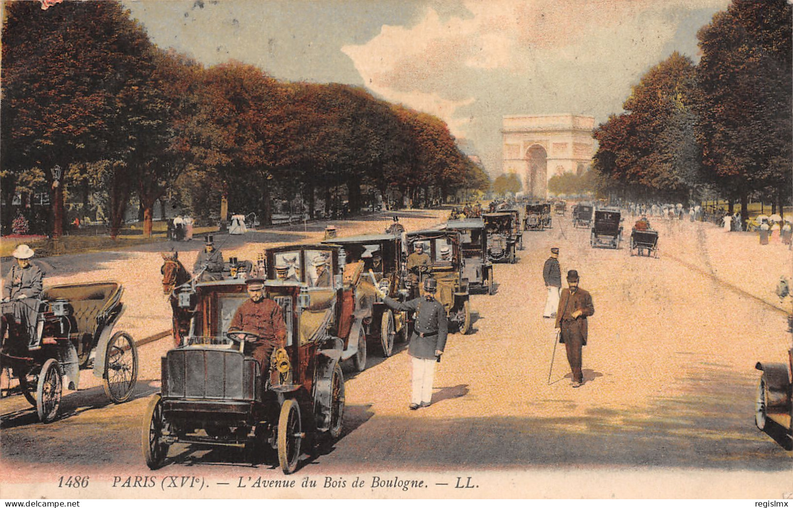 75-PARIS AVENUE DU BOIS DE BOULOGNE-N°T2564-D/0091 - Other & Unclassified