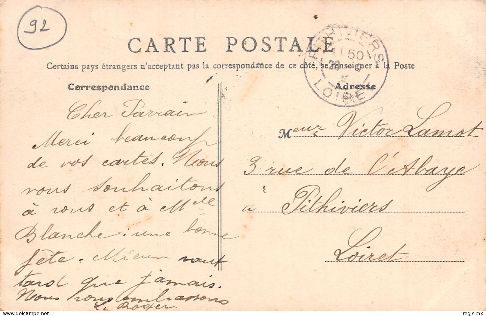 92-BOIS COLOMBES-N°T2565-A/0031 - Other & Unclassified