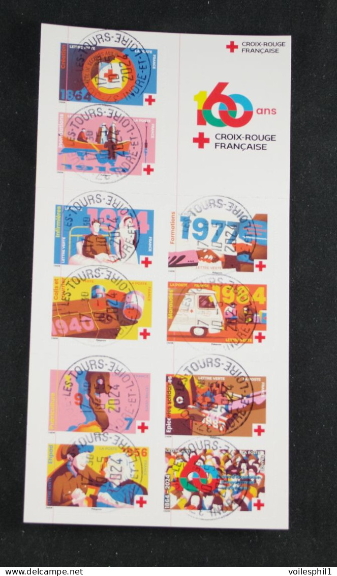 France 2024 - 160 Ans Croix Rouge Francaise - Oblitéré- - Used Stamps