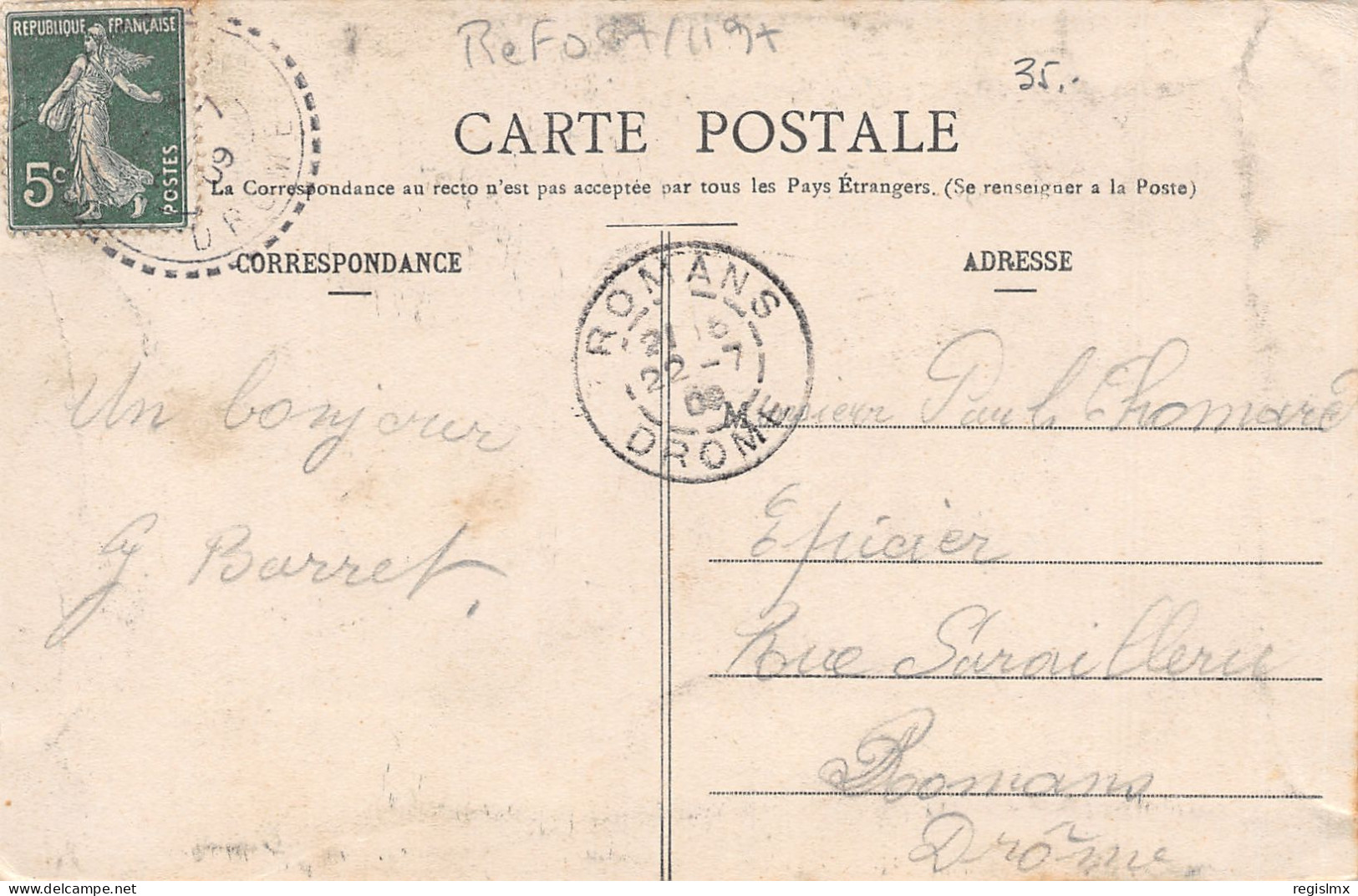 26-BARBIERES-N°T2565-C/0343 - Other & Unclassified